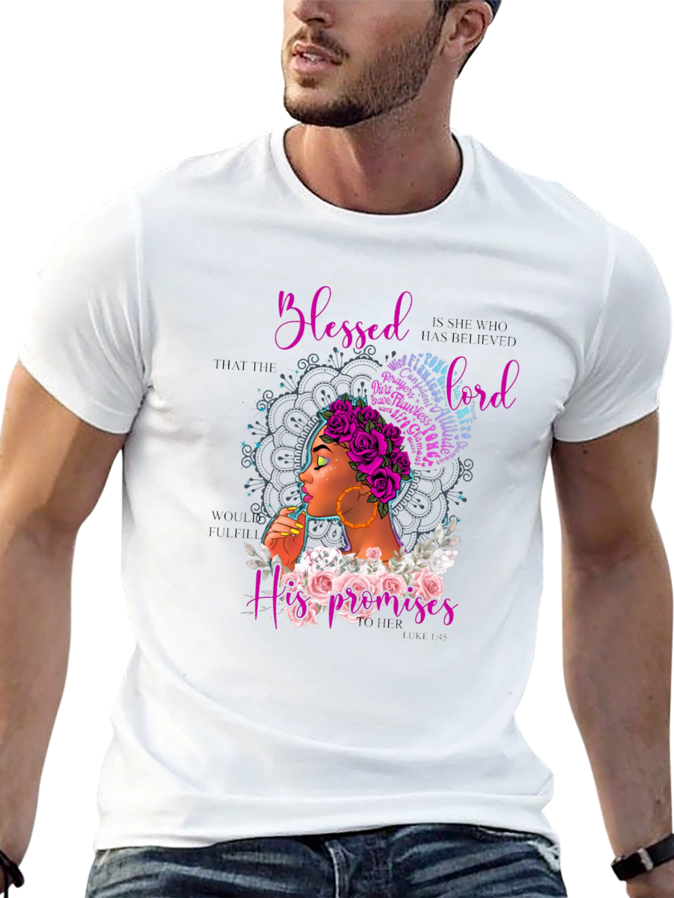 Blessed Graphic T-Shirt - Faith Based Apparel