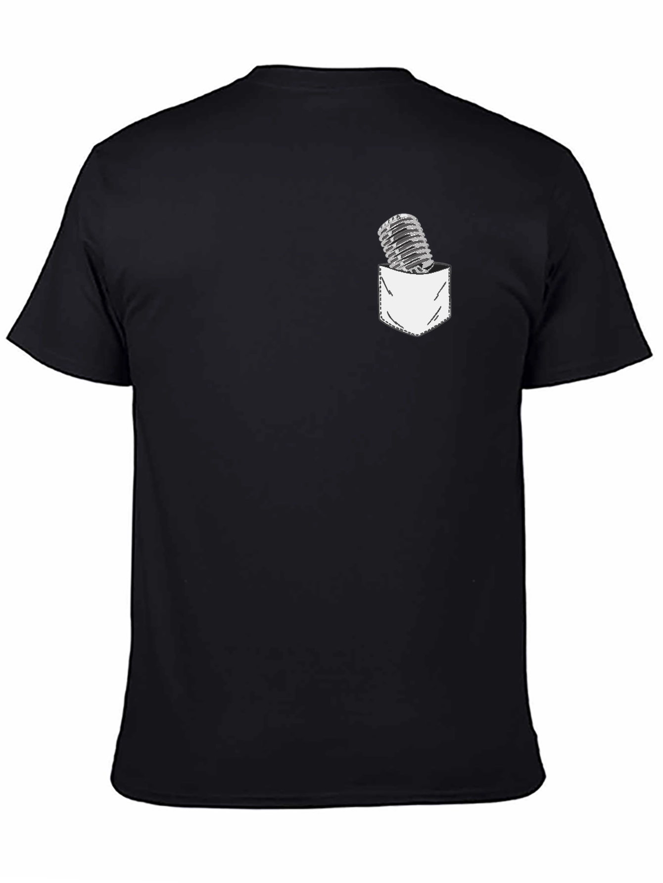 Retro Mic Pocket Graphic Tee