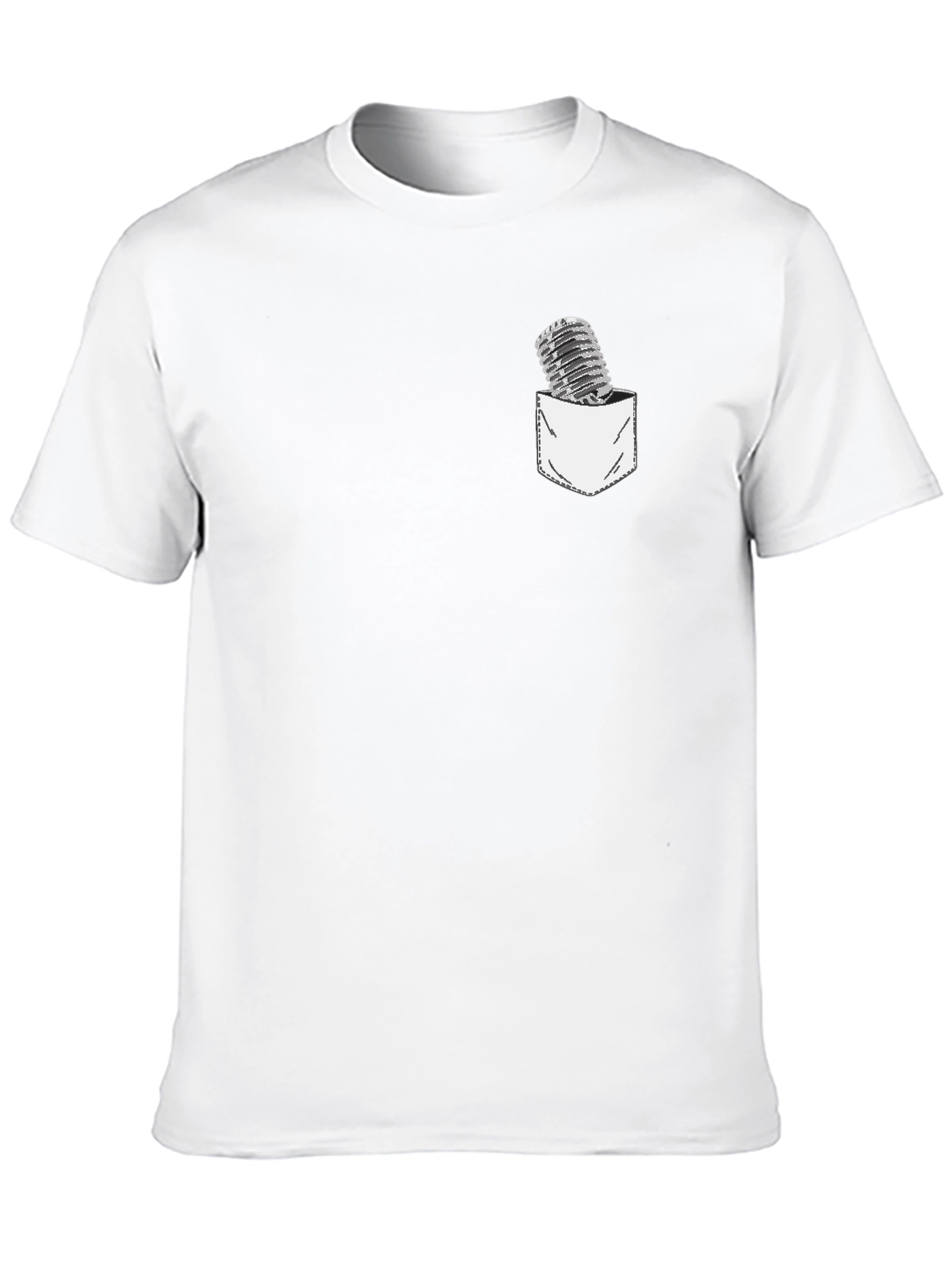 Retro Mic Pocket Graphic Tee