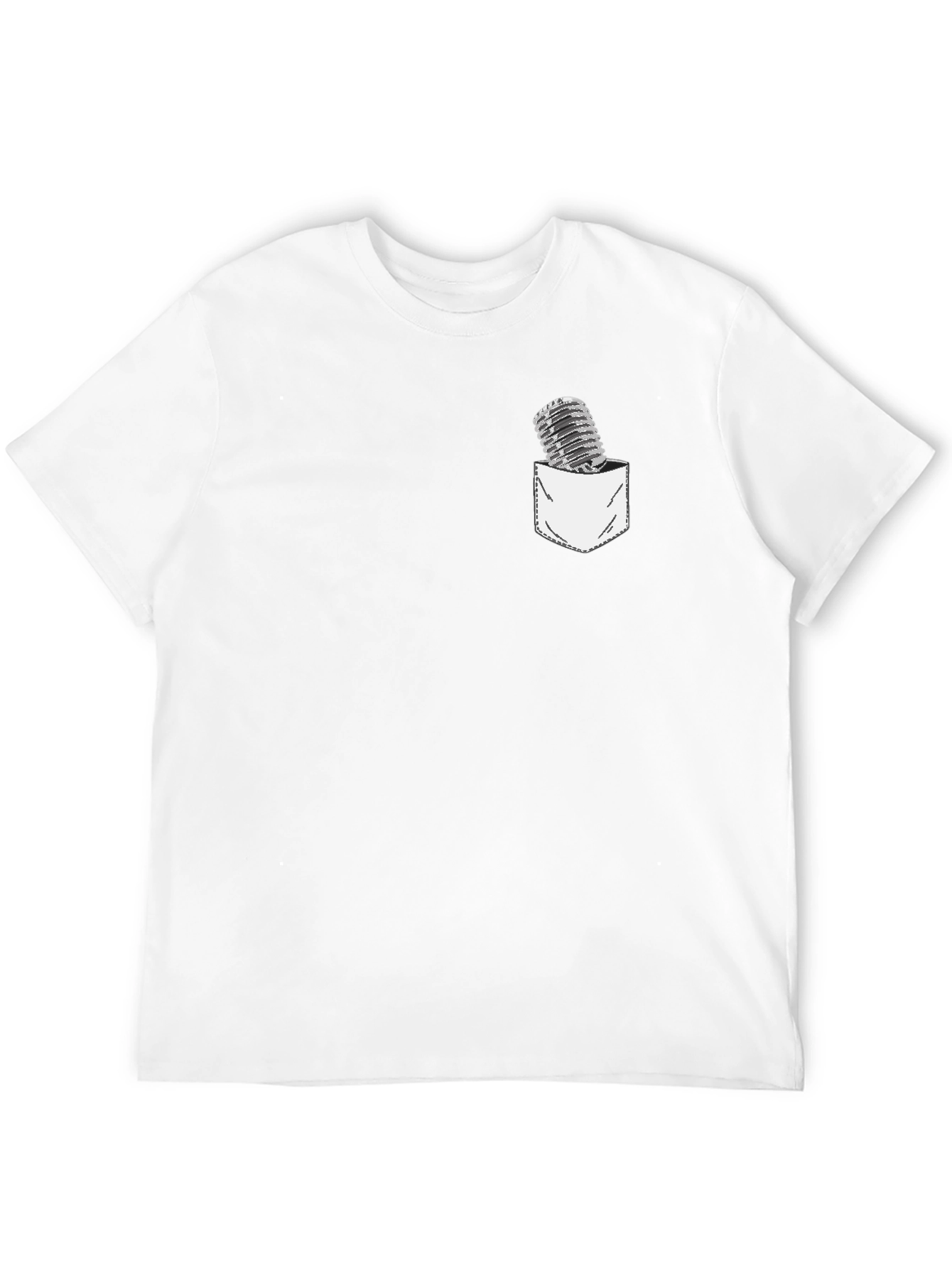 Retro Mic Pocket Graphic Tee