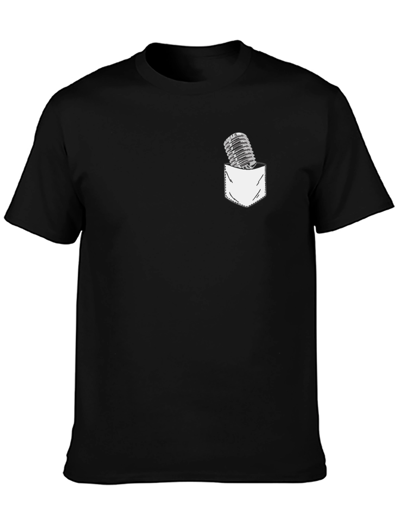 Retro Mic Pocket Graphic Tee