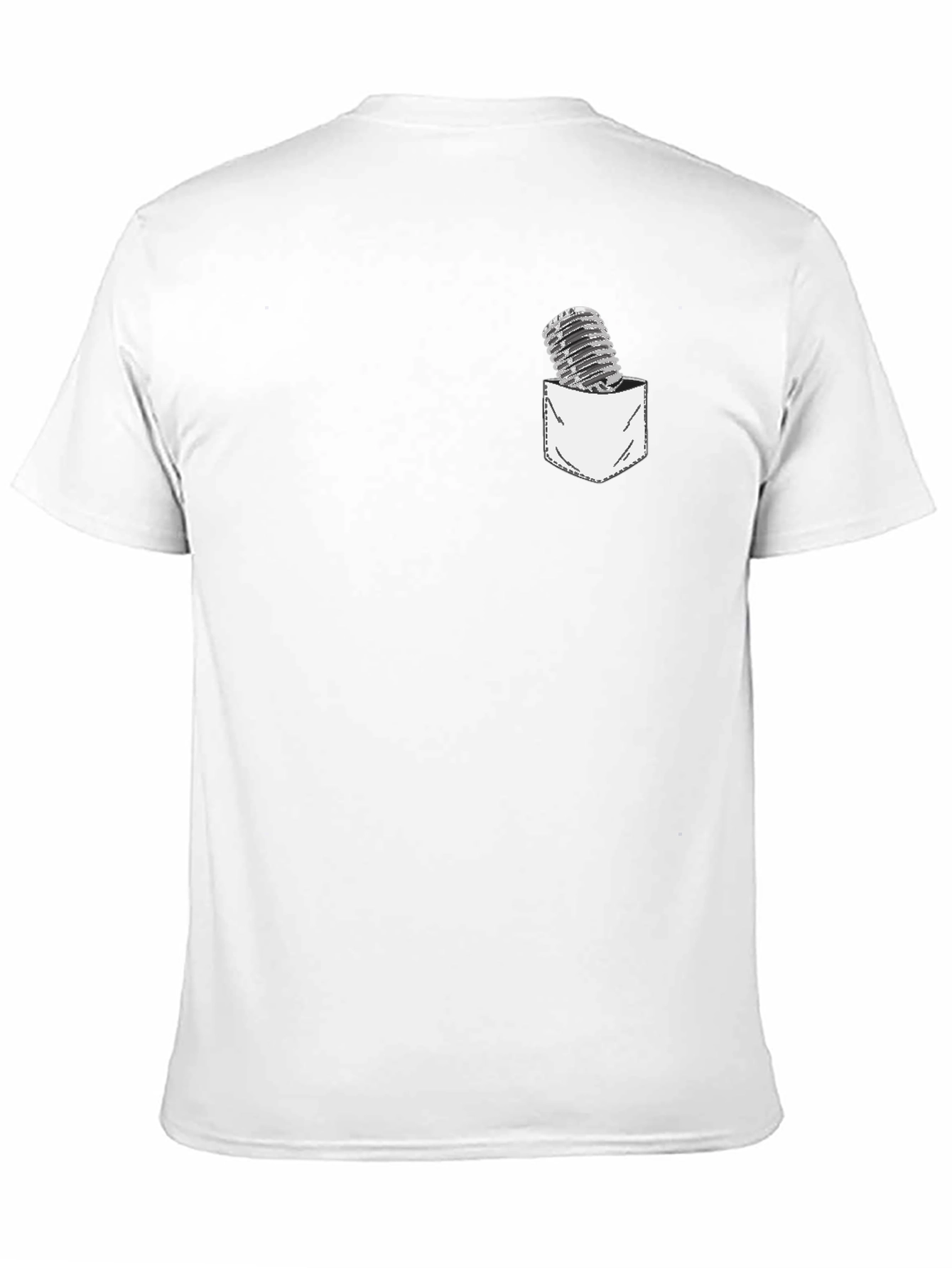 Retro Mic Pocket Graphic Tee