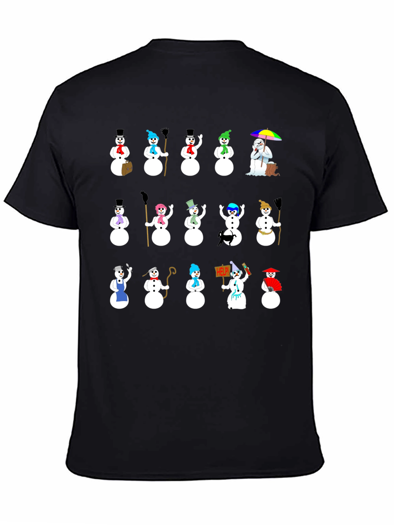 Novelty Snowman T-Shirt