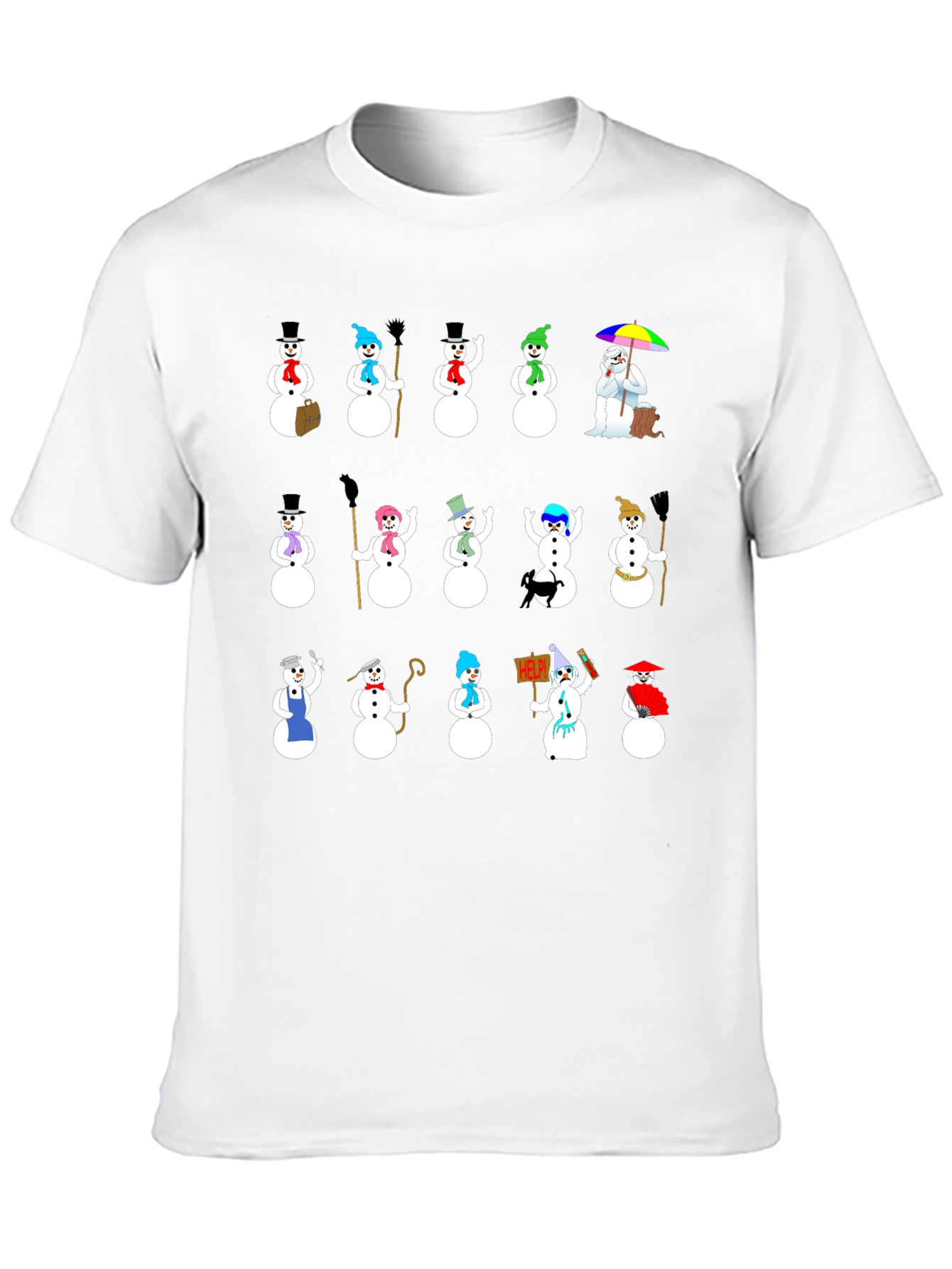 Novelty Snowman T-Shirt