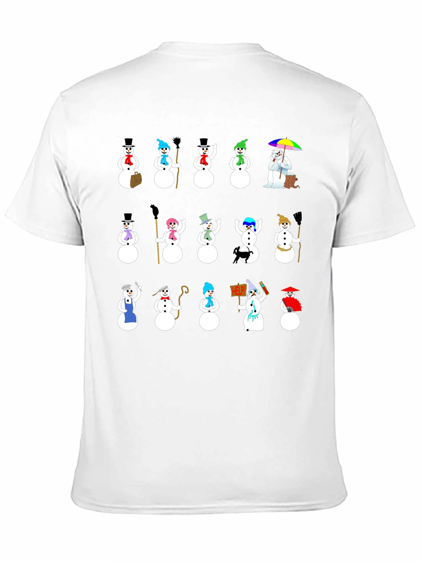 Novelty Snowman T-Shirt
