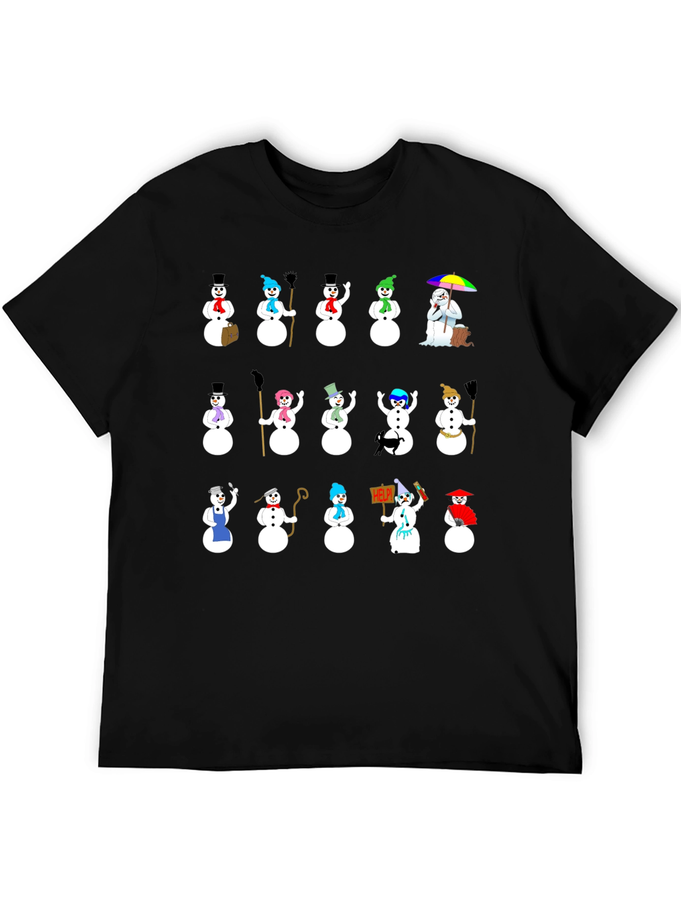 Novelty Snowman T-Shirt