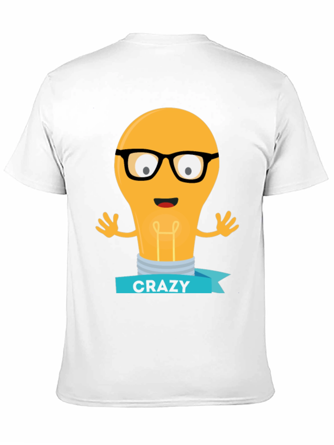 Crazy Idea Light Bulb Mens T-Shirt