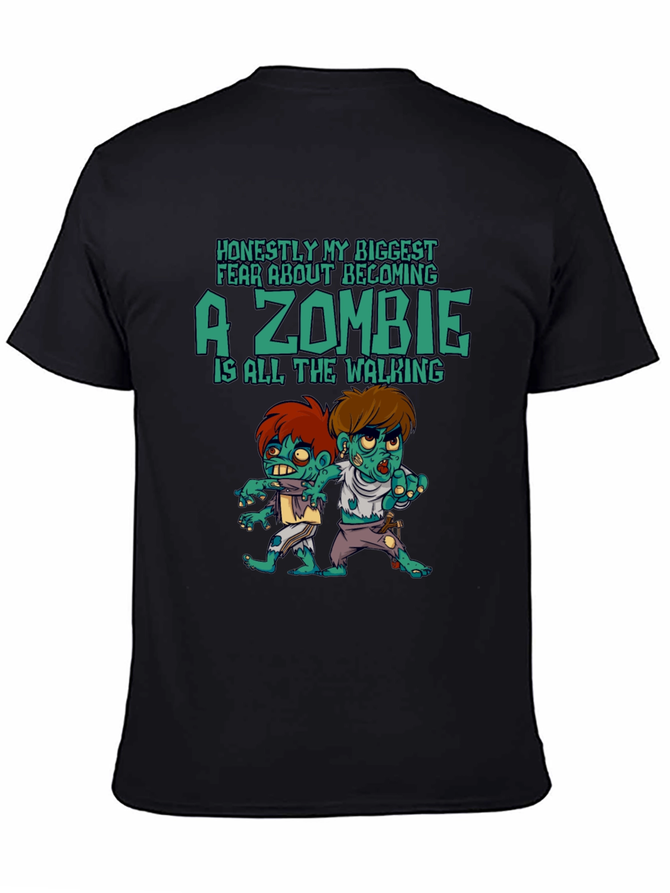 Zombie Walking Graphic T-Shirt