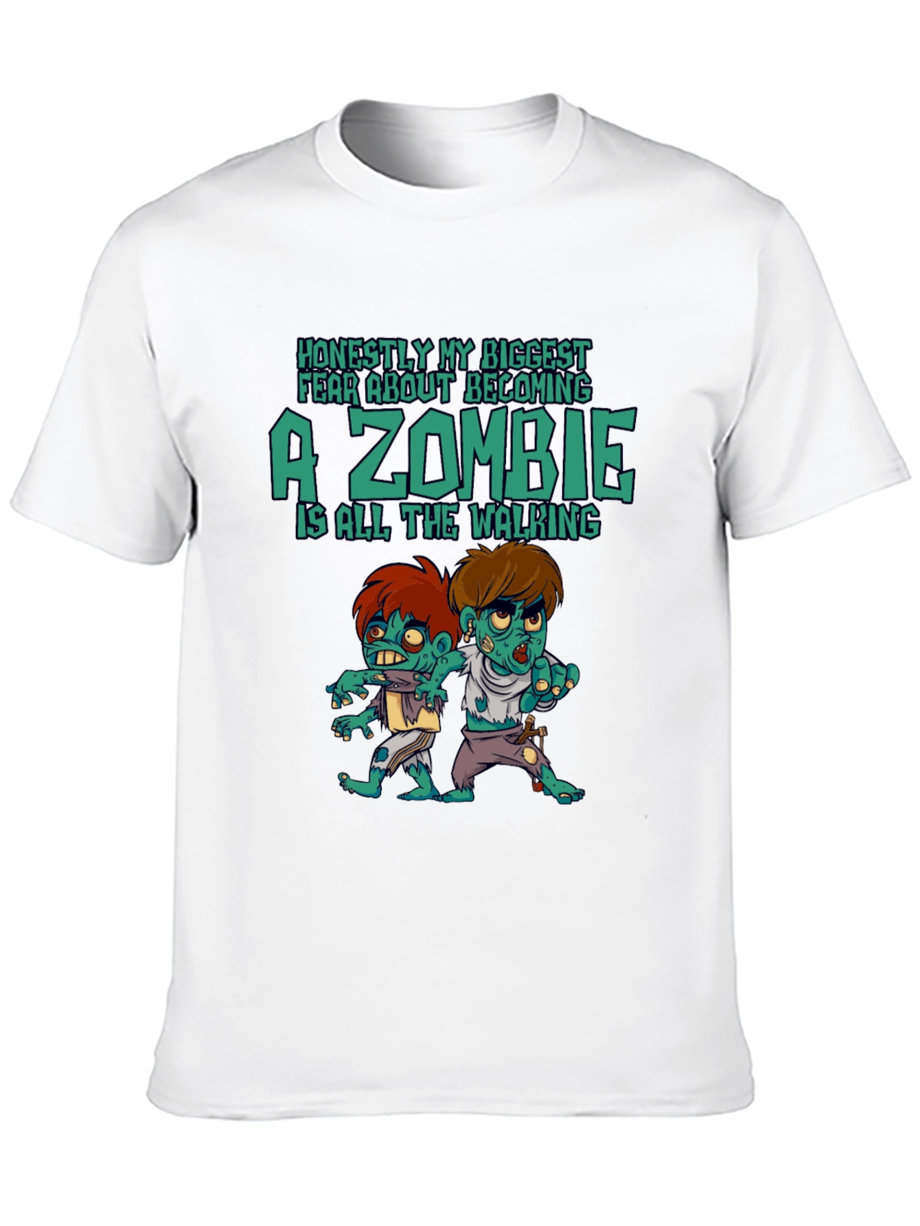 Zombie Walking Graphic T-Shirt