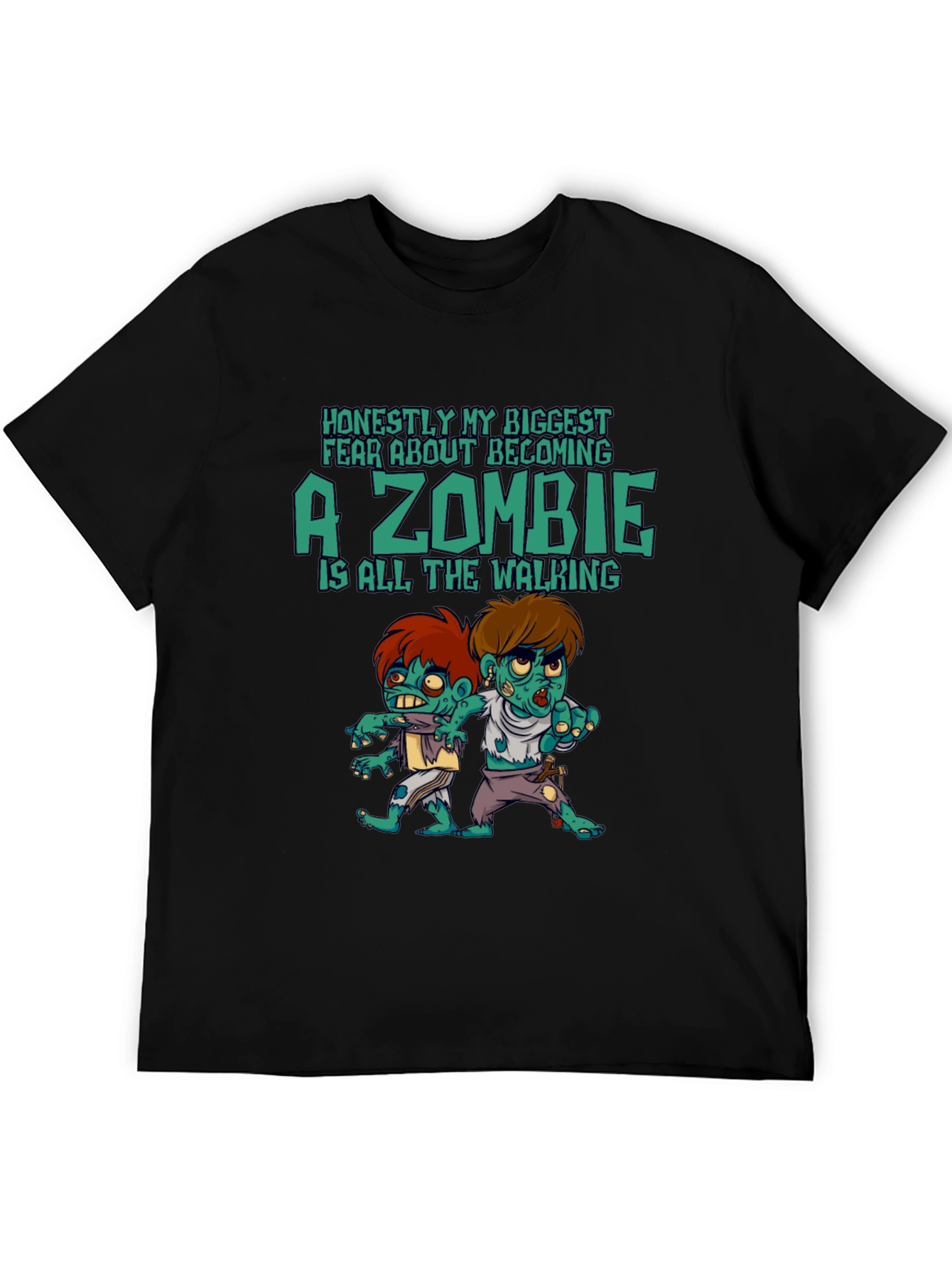 Zombie Walking Graphic T-Shirt