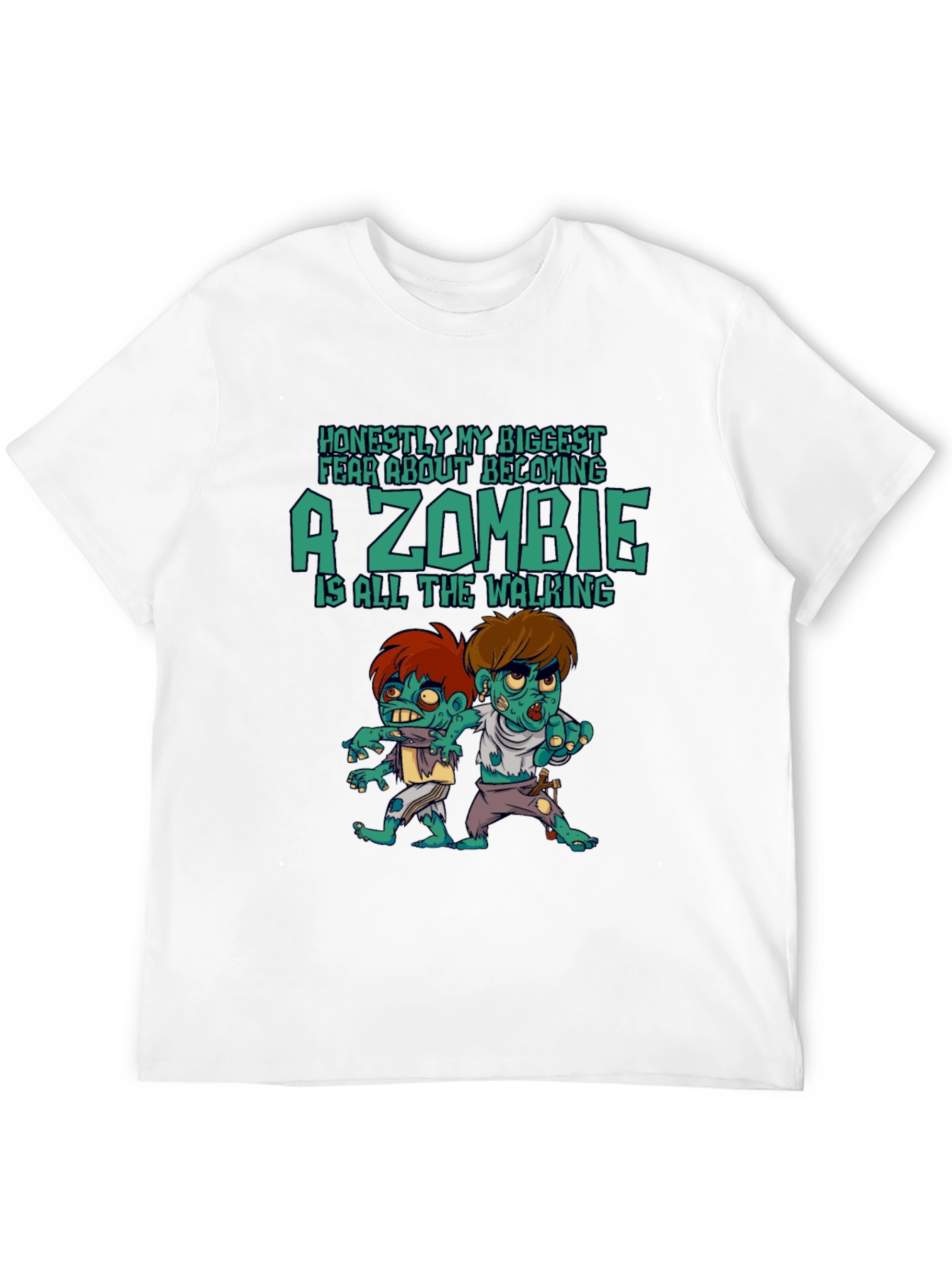 Zombie Walking Graphic T-Shirt
