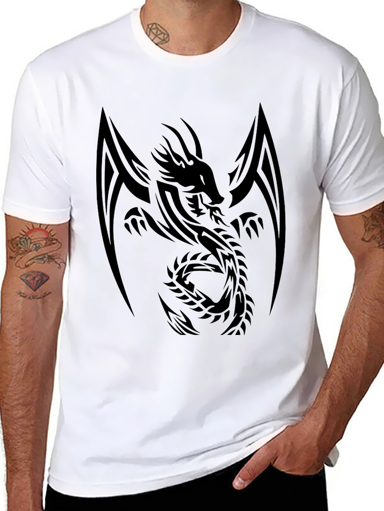 Black Dragon Graphic T-Shirt
