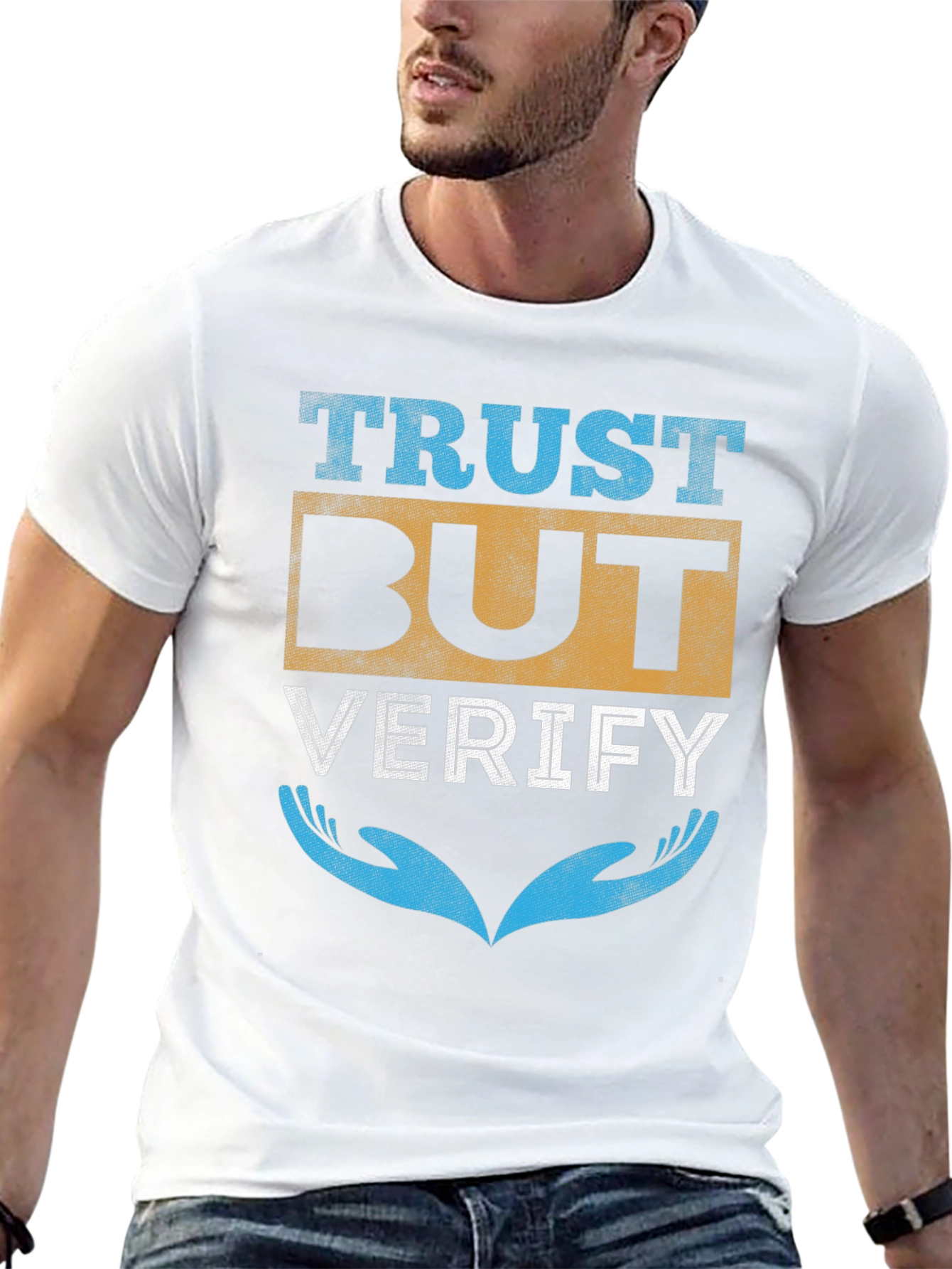 Trust But Verify Graphic T-Shirt