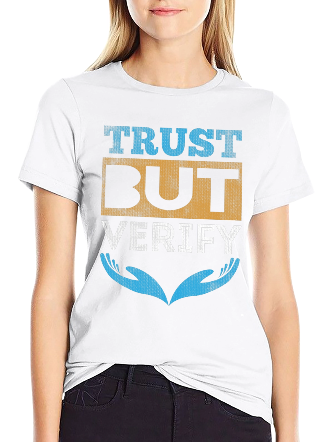 Trust But Verify Graphic T-Shirt