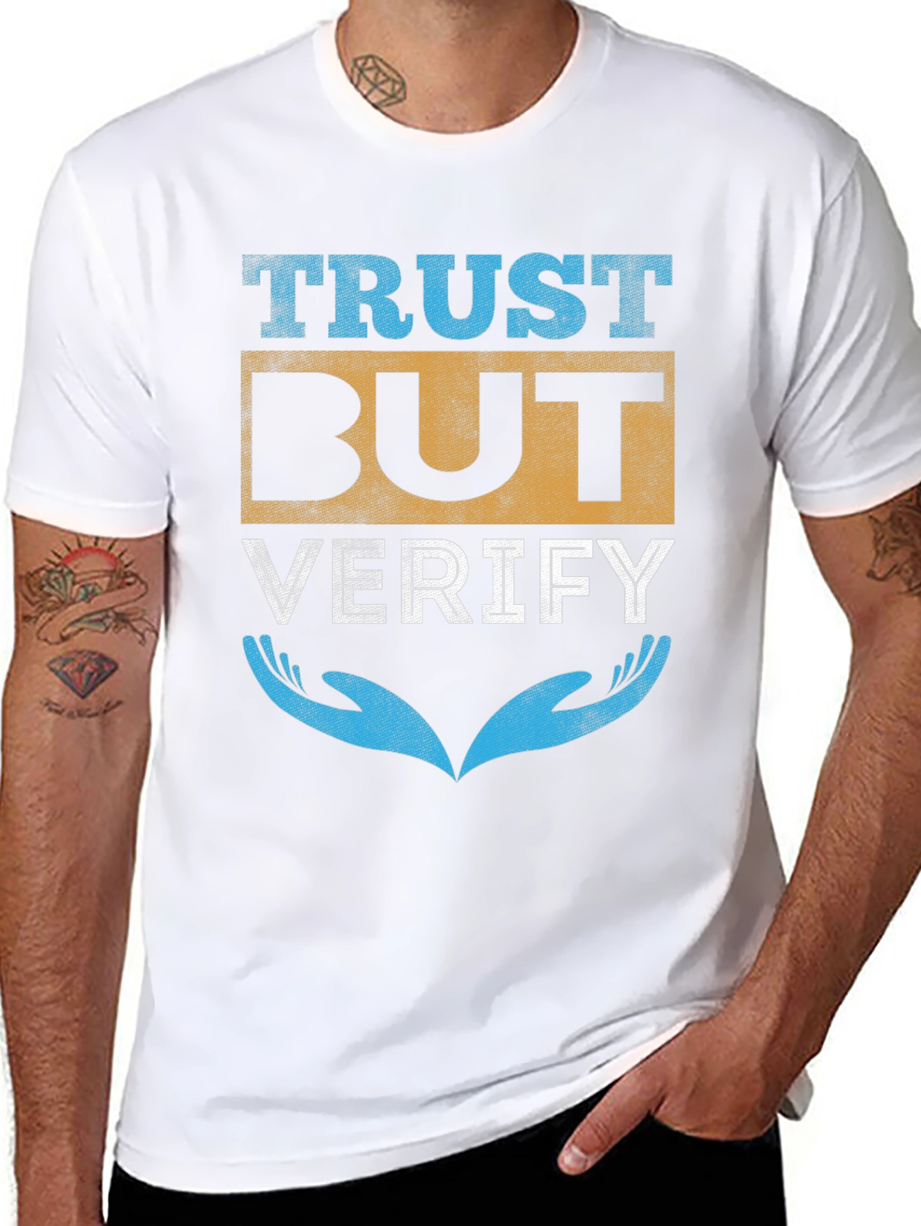 Trust But Verify Graphic T-Shirt