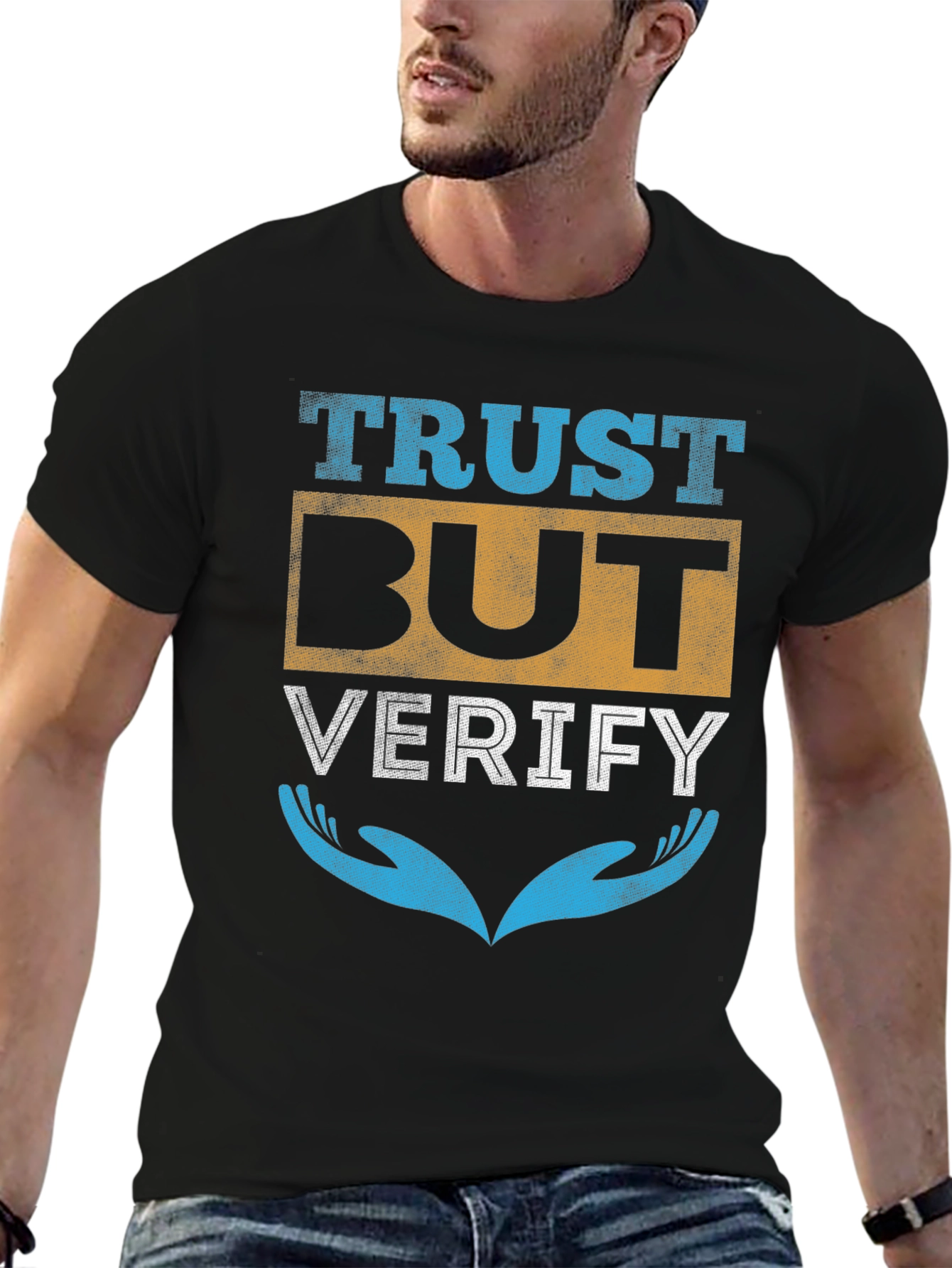 Trust But Verify Graphic T-Shirt
