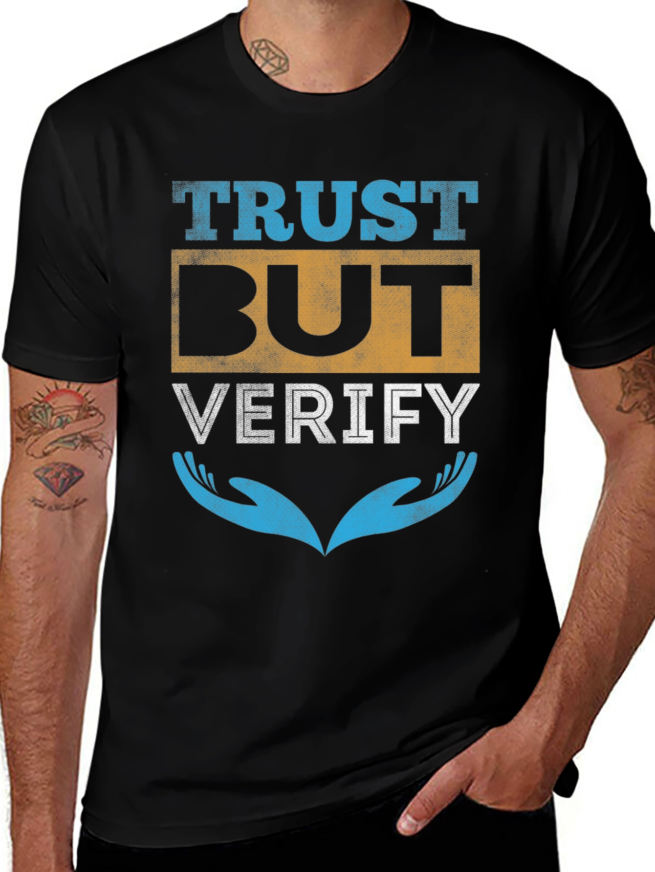 Trust But Verify Graphic T-Shirt
