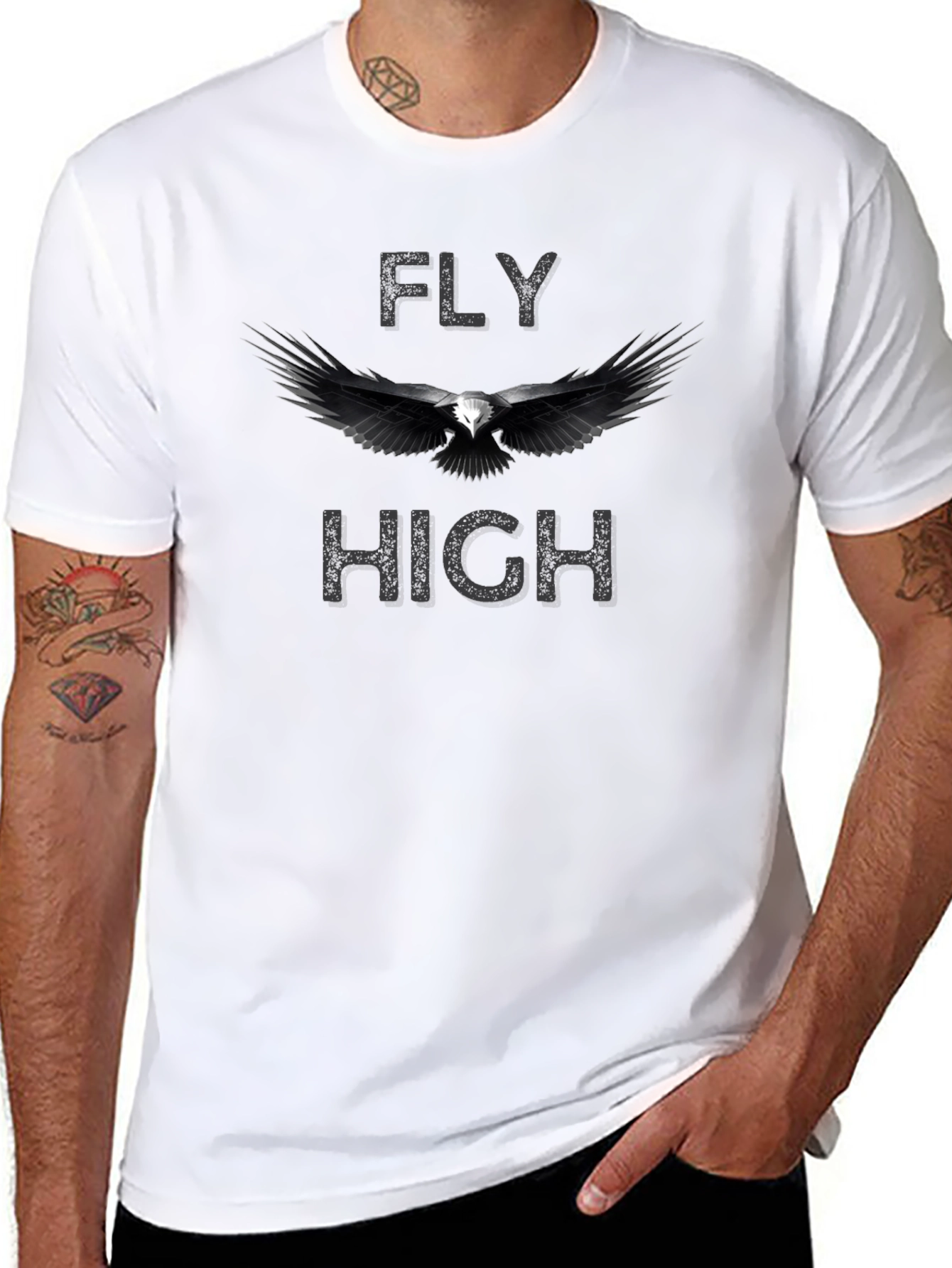 Fly High Eagle Graphic Tee
