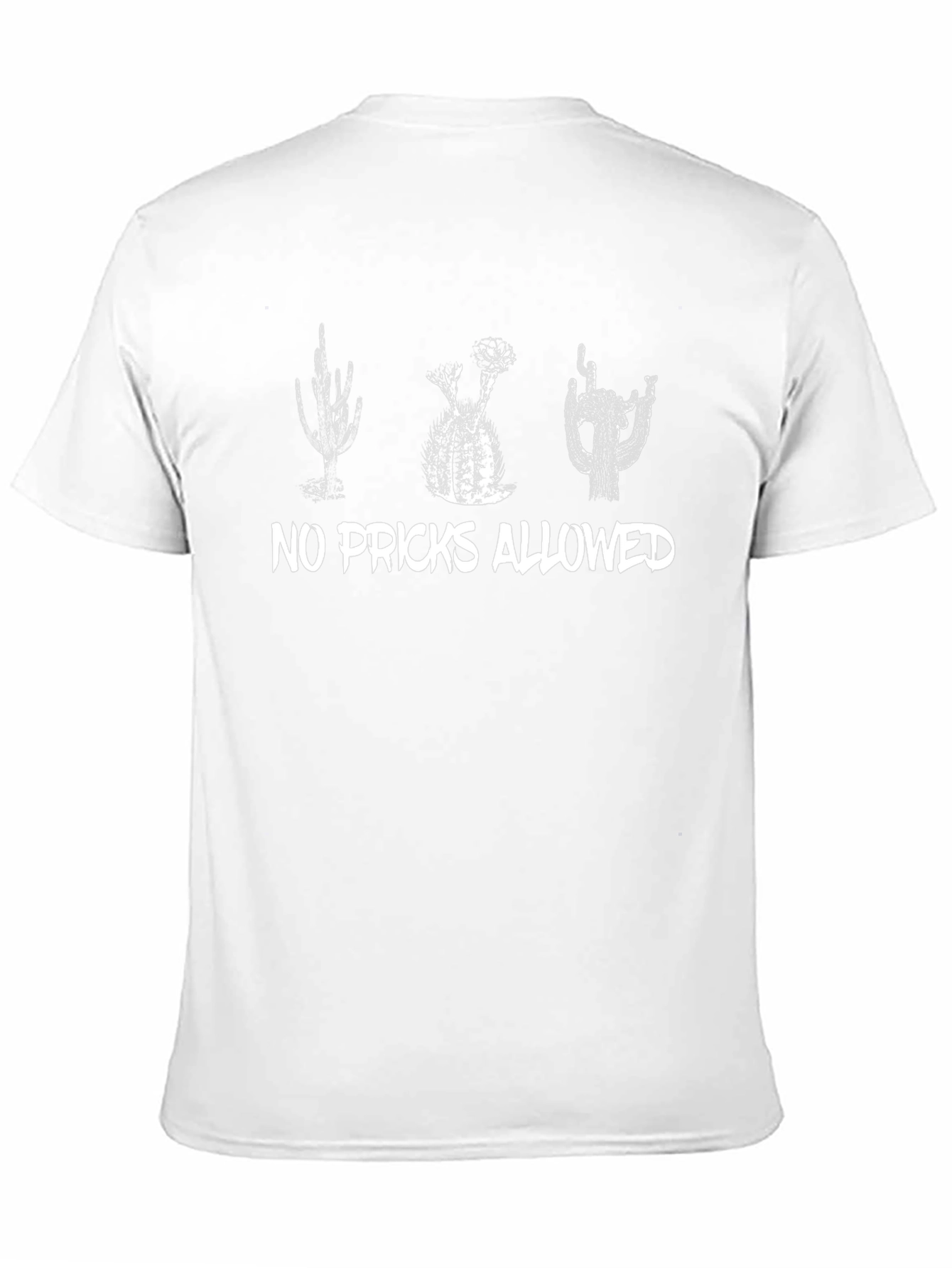 No Pricks Allowed Cactus Graphic T-Shirt