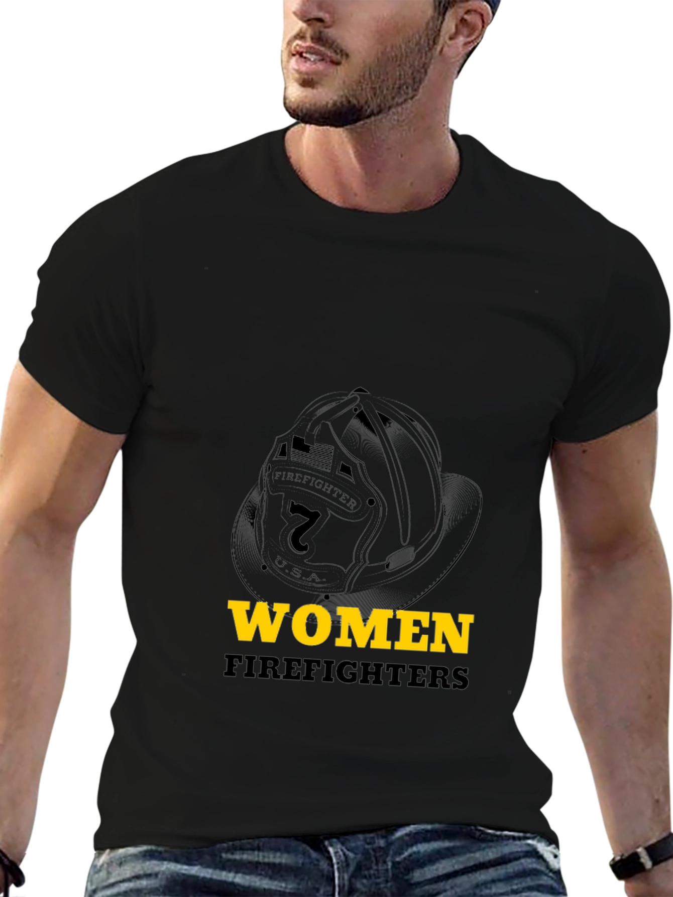 Women Firefighters T-Shirt Fire Rescue Tee