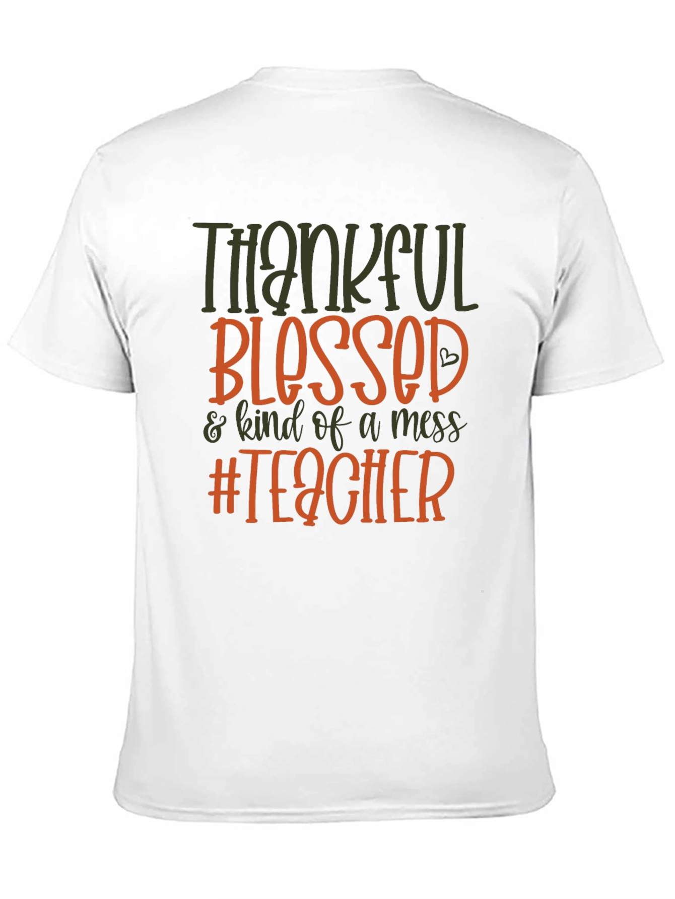 Thankful Blessed Teacher Graphic Tee