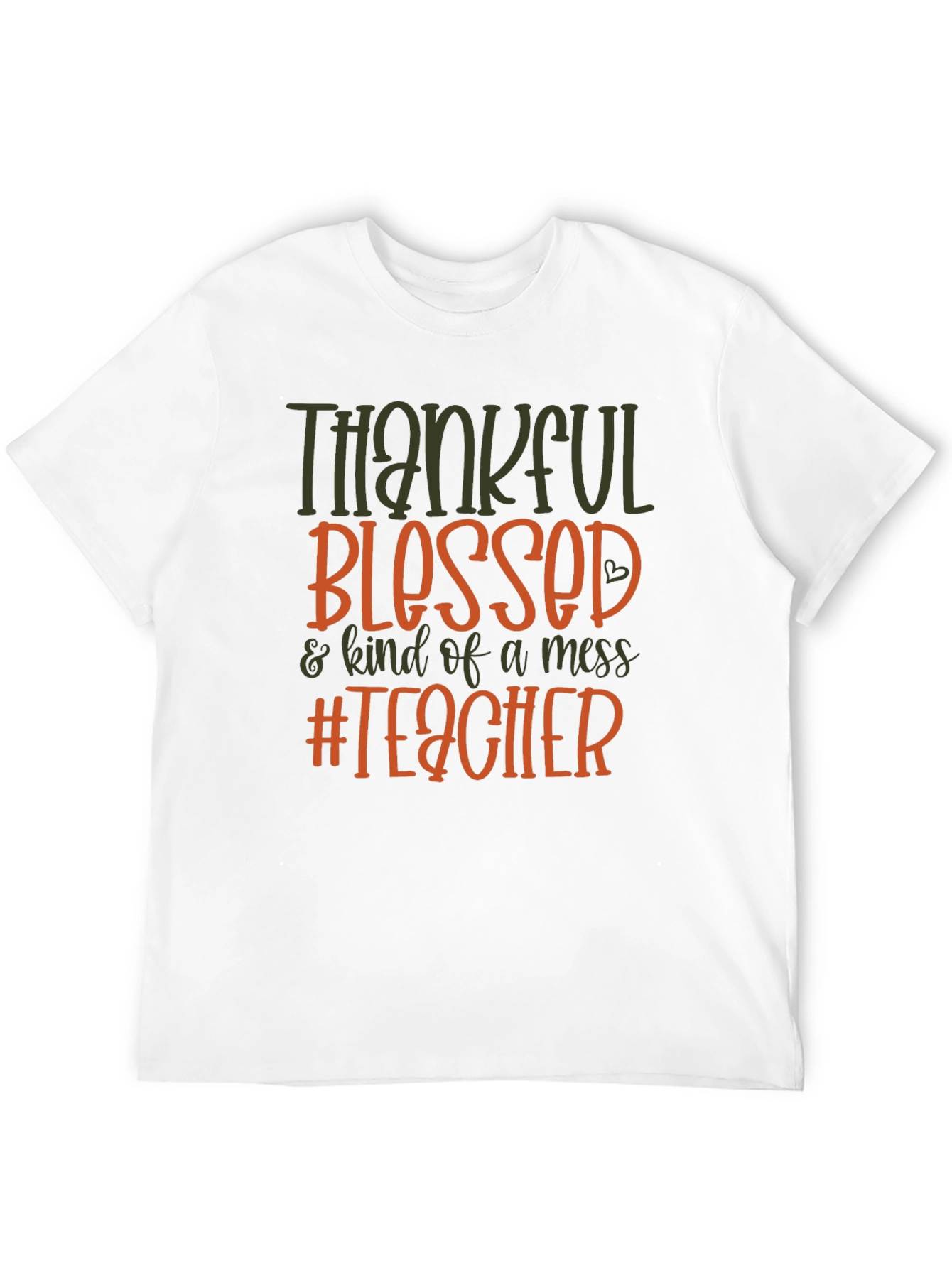 Thankful Blessed Teacher Graphic Tee