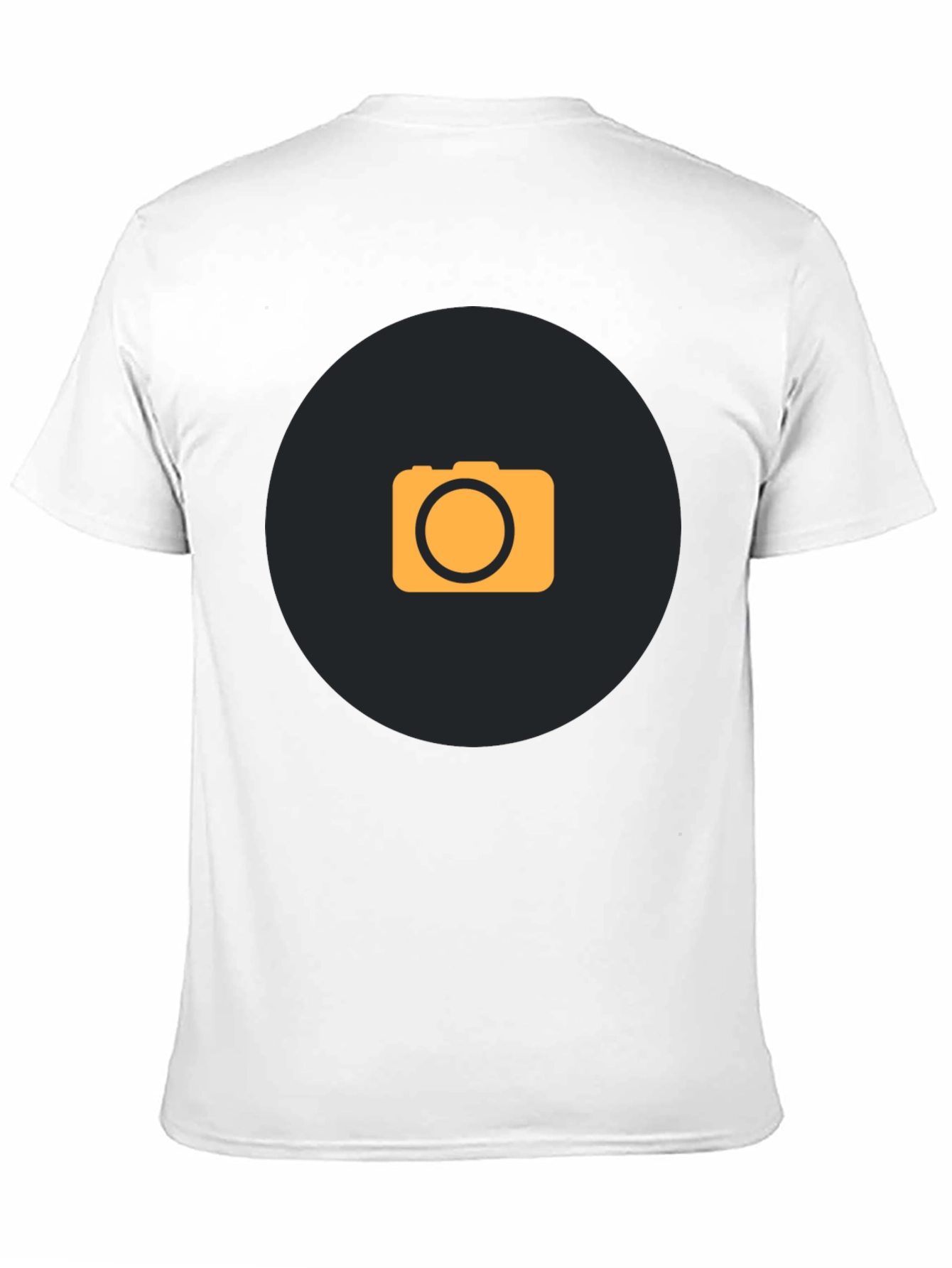 Camera Graphic T-Shirt - Stylish Black Tee