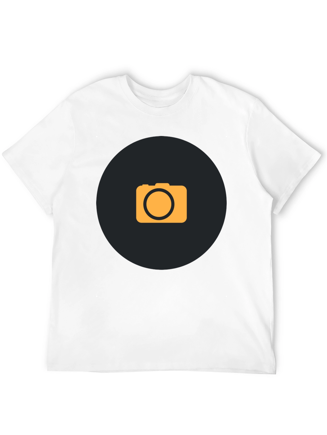 Camera Graphic T-Shirt - Stylish Black Tee