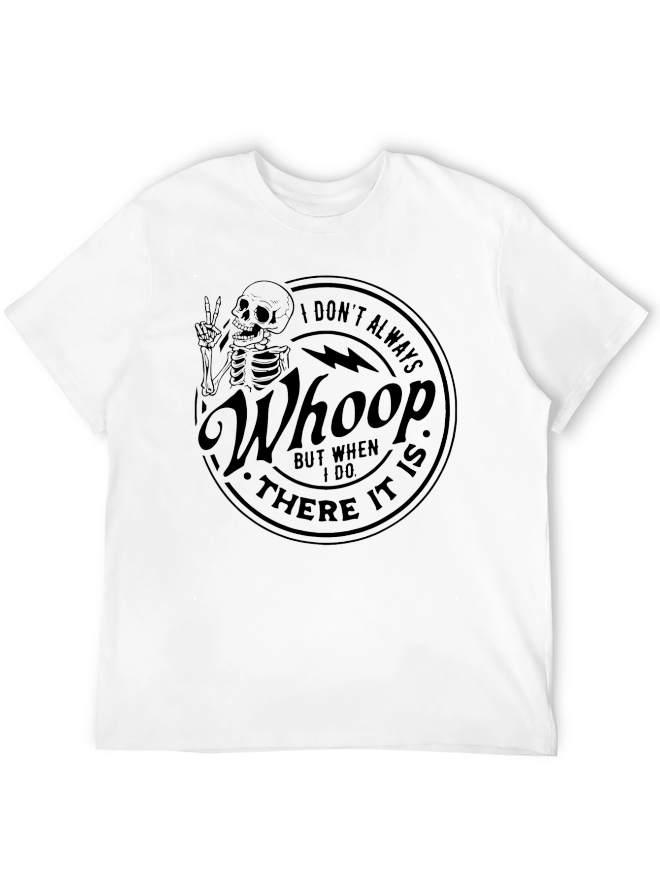 Whoop There It Is Skeleton Graphic T-Shirt