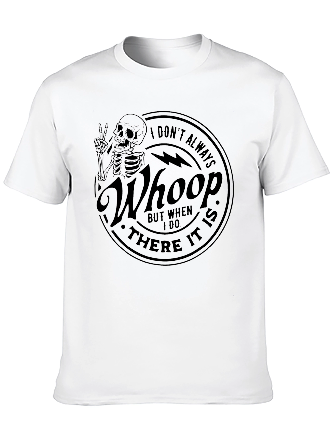 Whoop There It Is Skeleton Graphic T-Shirt