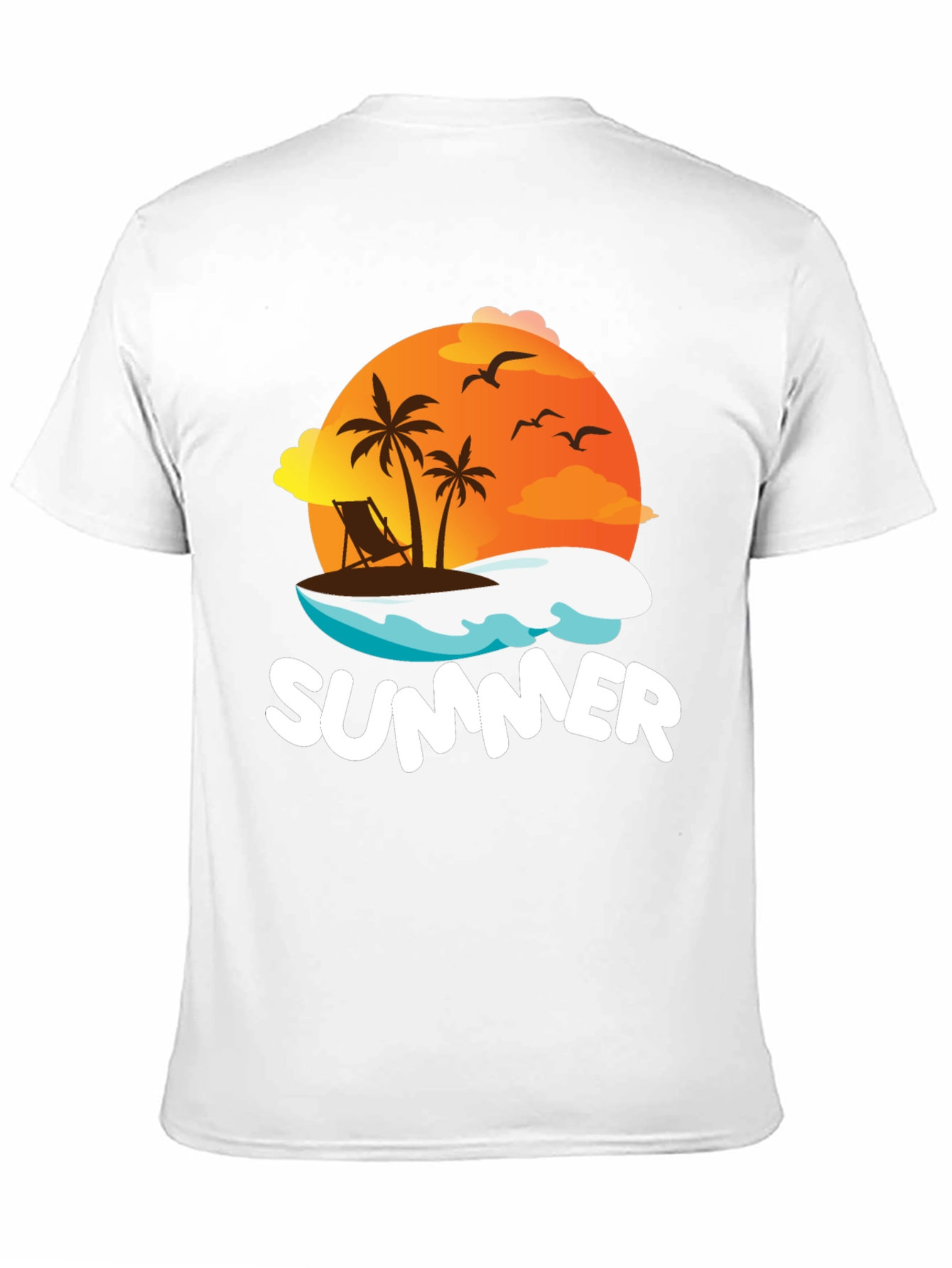 Summer Graphic T-Shirt Black