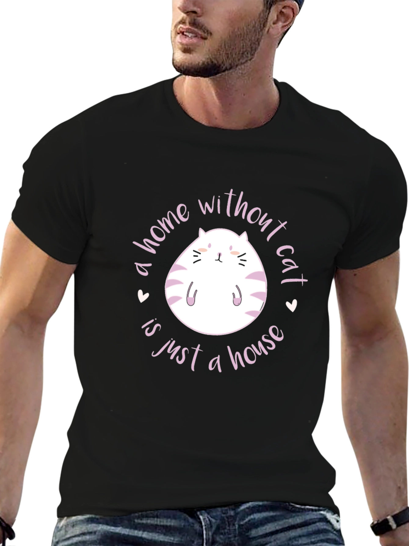 Cat Lover T-Shirt: A Home Without Cat