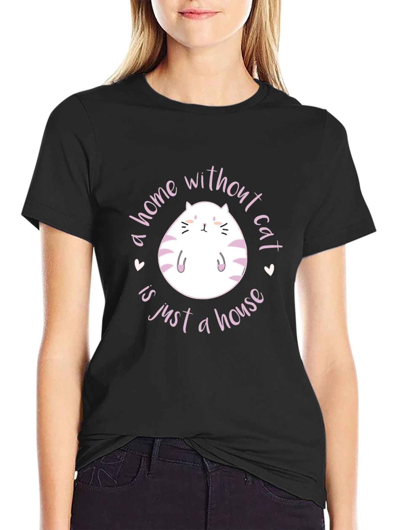 Cat Lover T-Shirt: A Home Without Cat