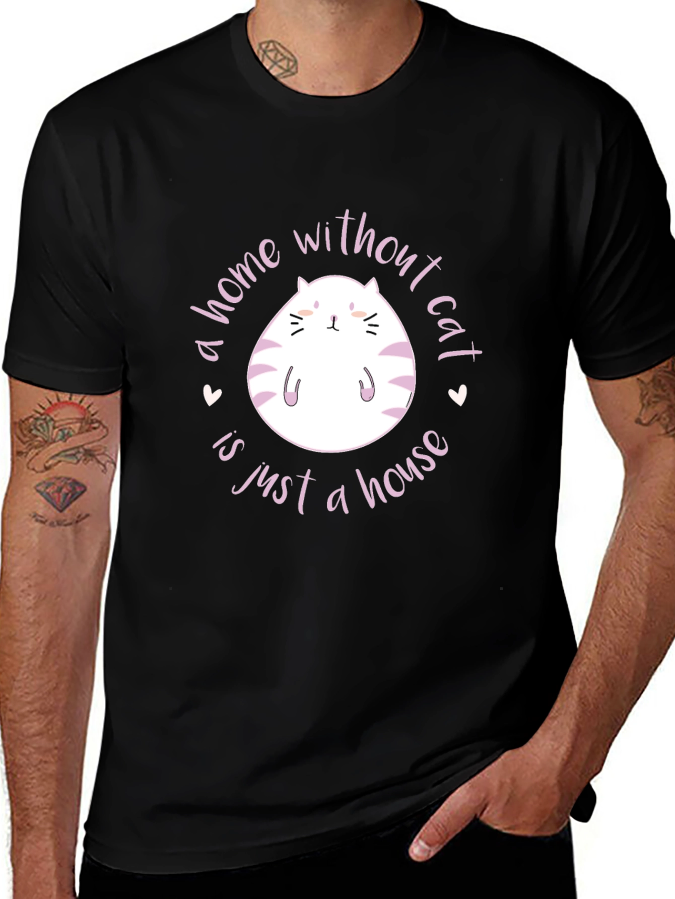 Cat Lover T-Shirt: A Home Without Cat