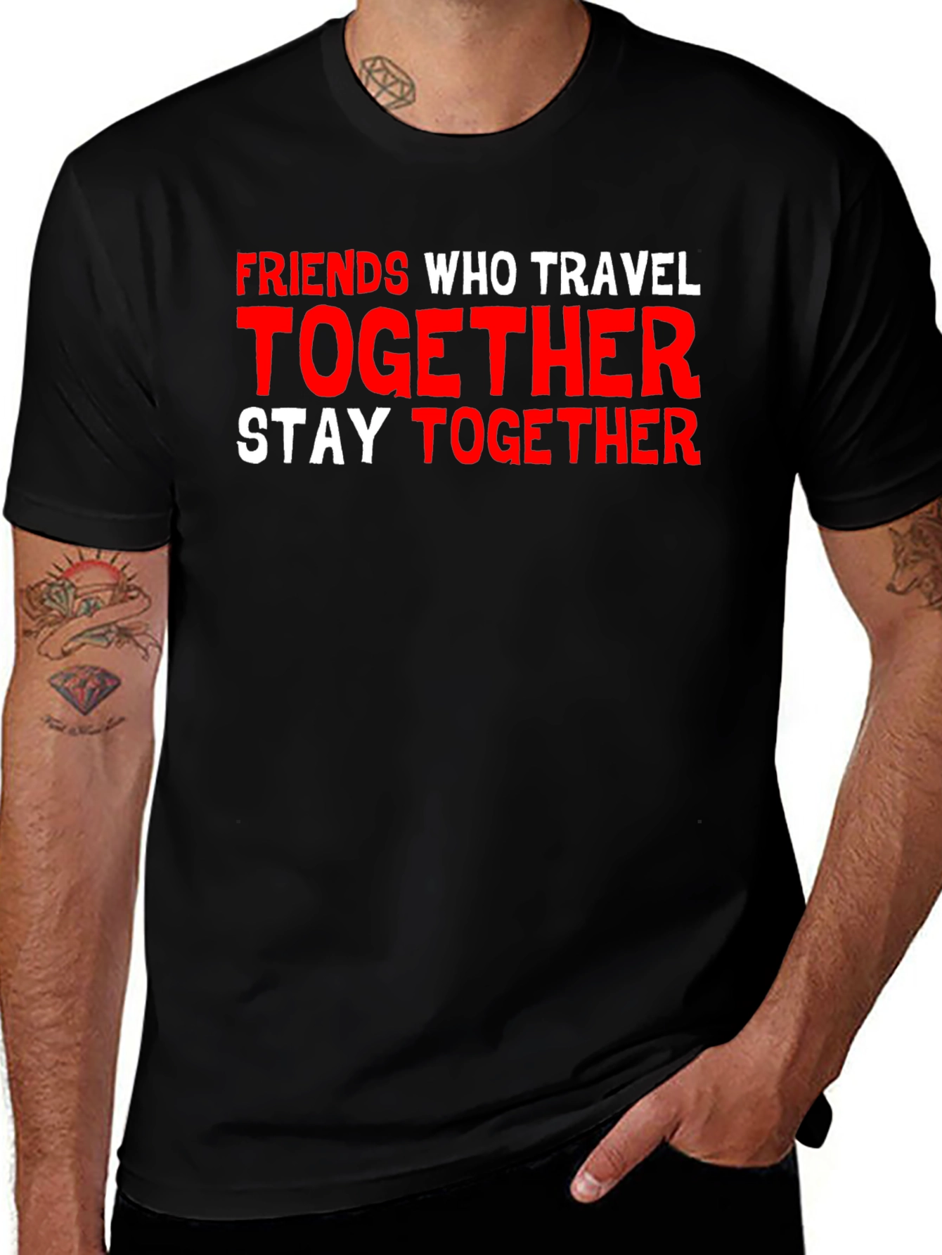 Friends Who Travel Together Graphic T-Shirt