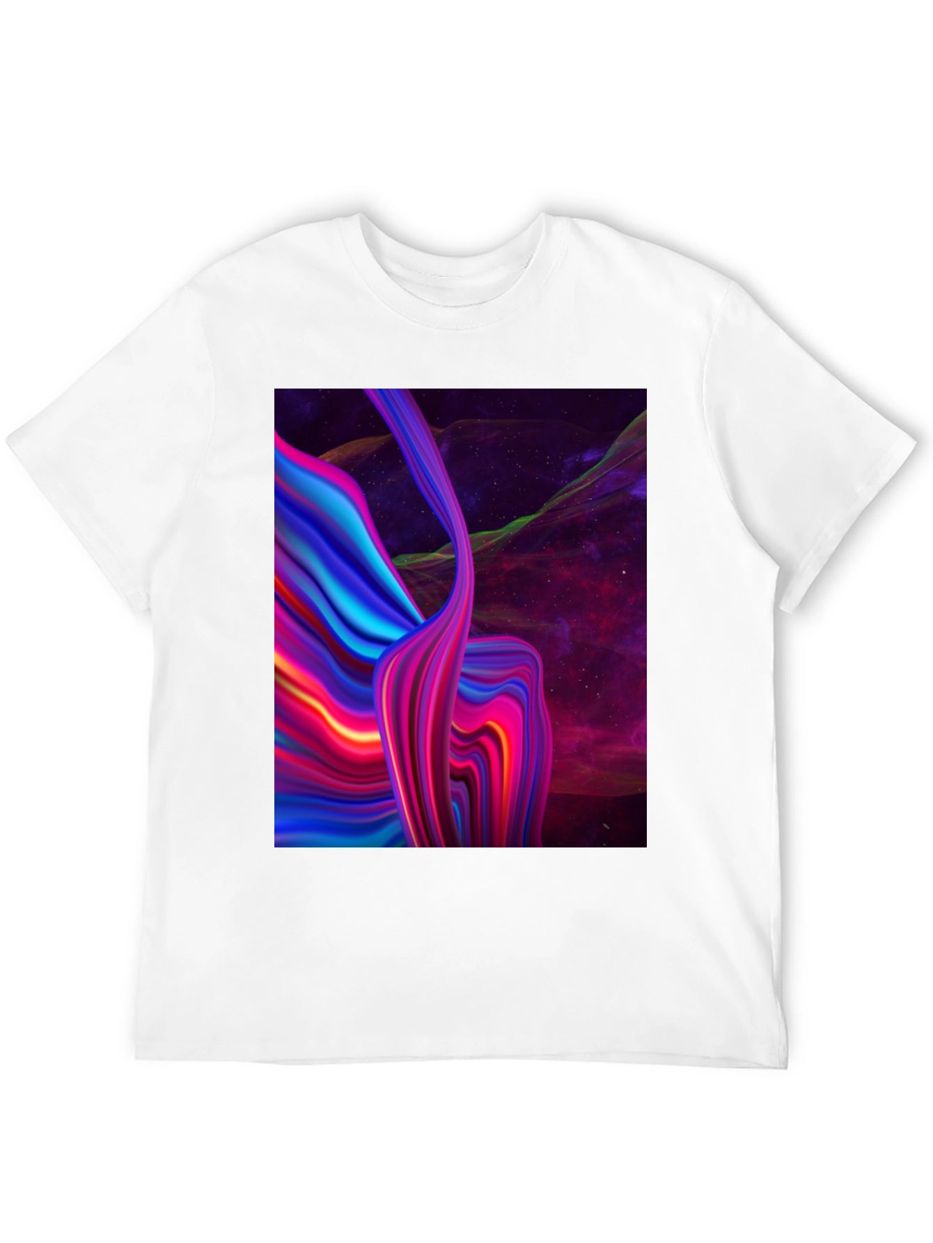 Abstract Galaxy Black T-Shirt