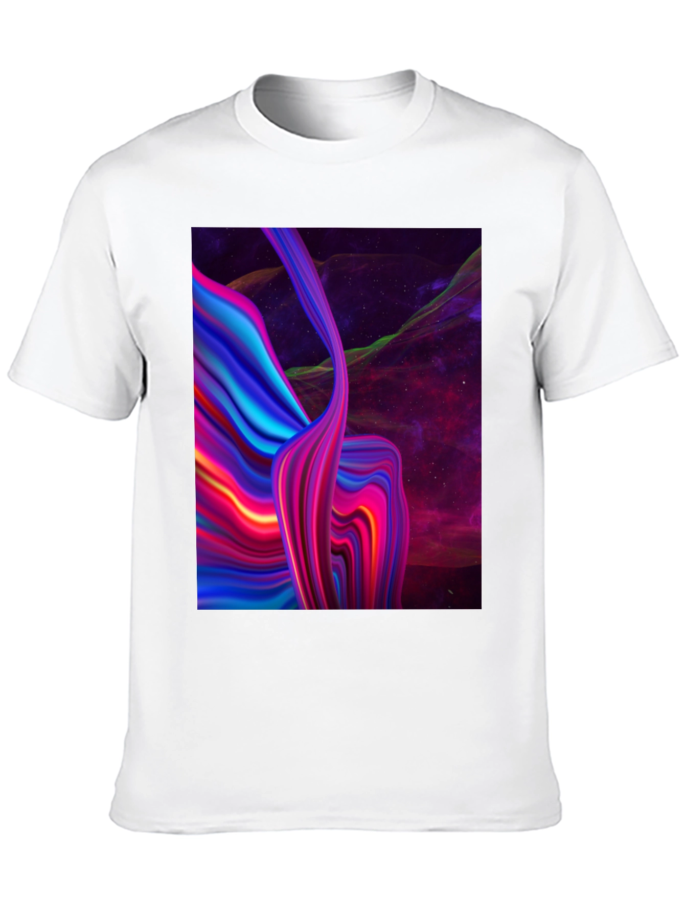 Abstract Galaxy Black T-Shirt