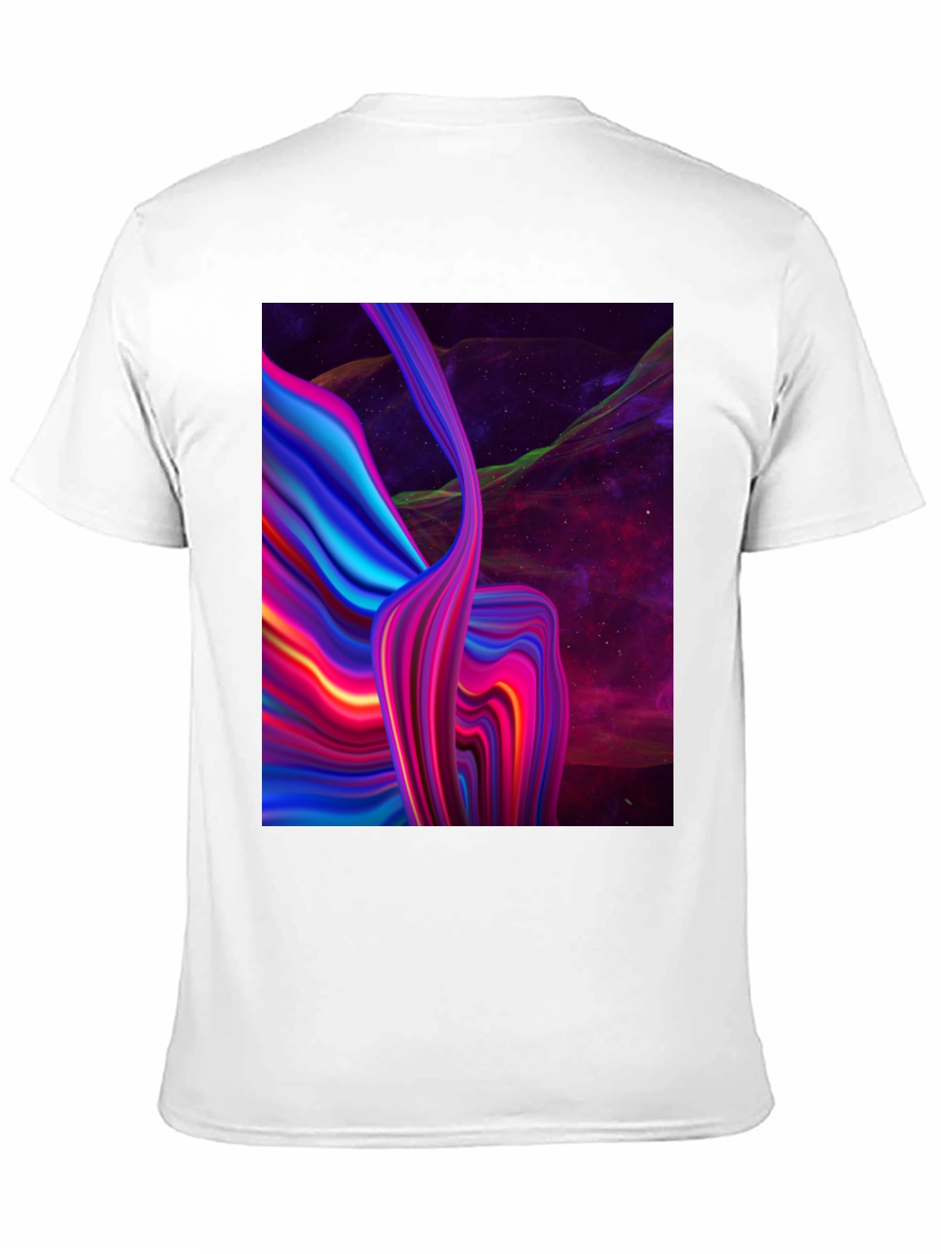 Abstract Galaxy Black T-Shirt