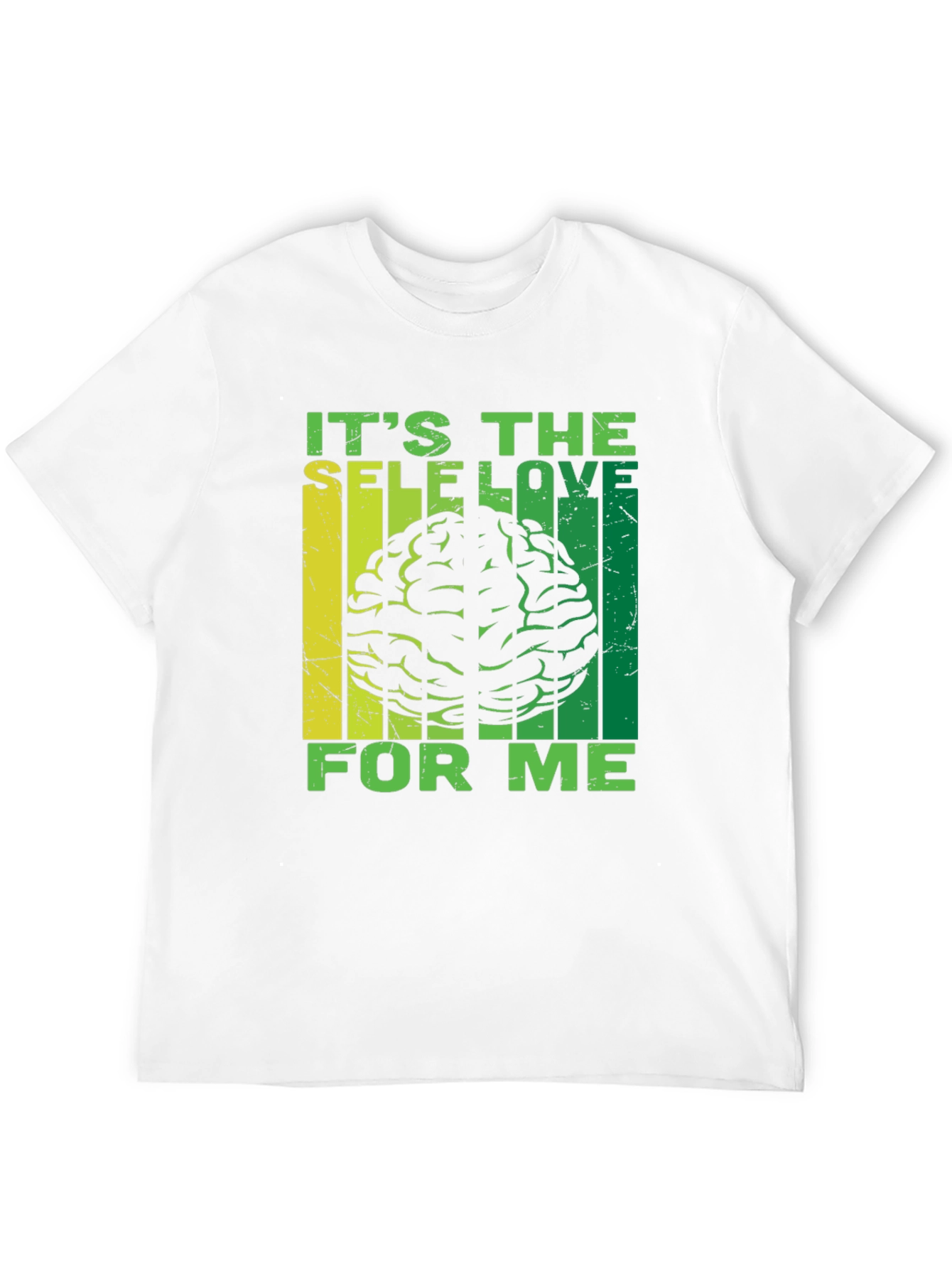 Self Love Brain T-Shirt - Mens Black Graphic Tee