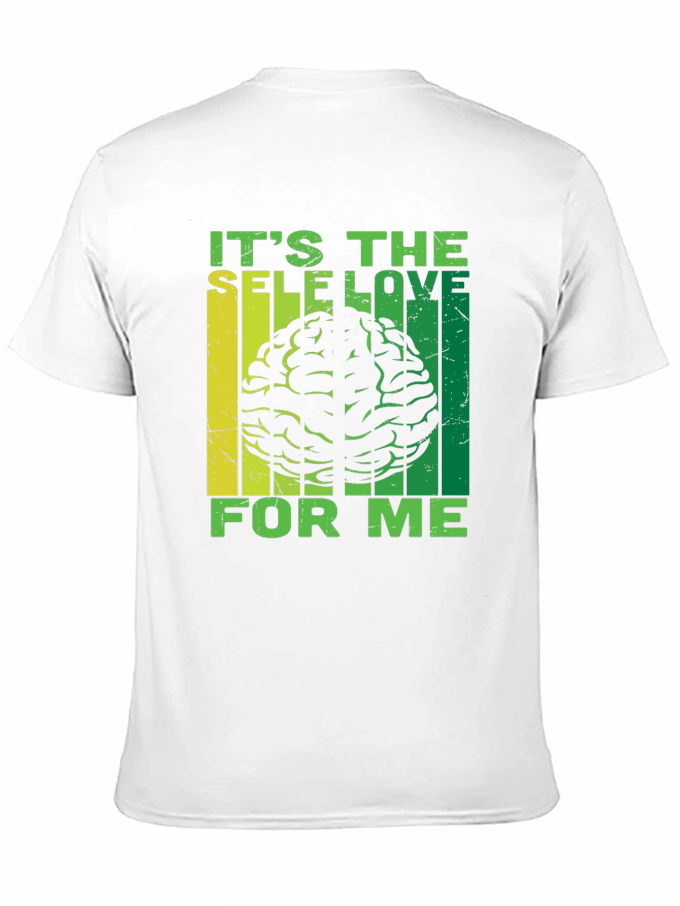 Self Love Brain T-Shirt - Mens Black Graphic Tee