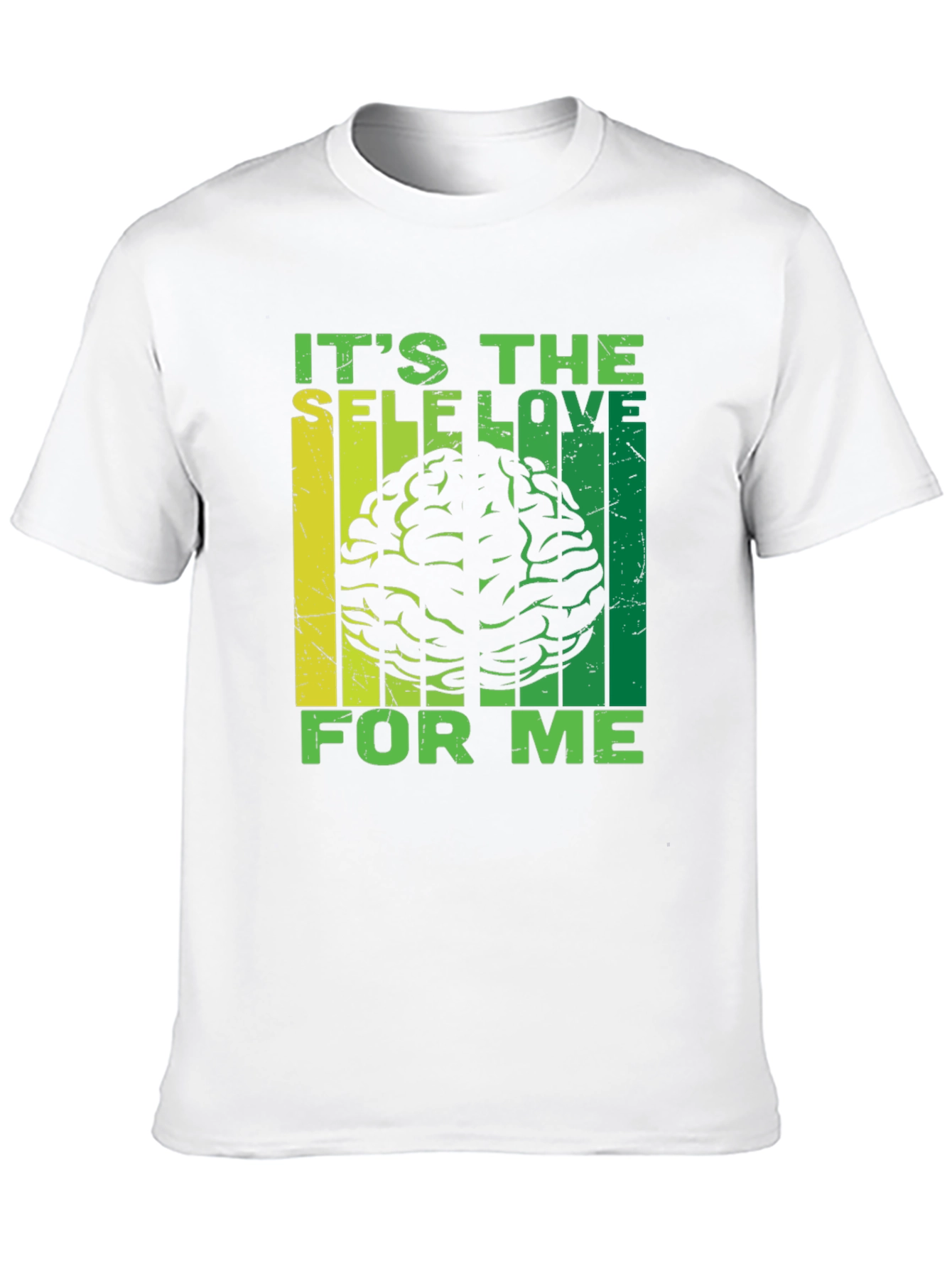 Self Love Brain T-Shirt - Mens Black Graphic Tee