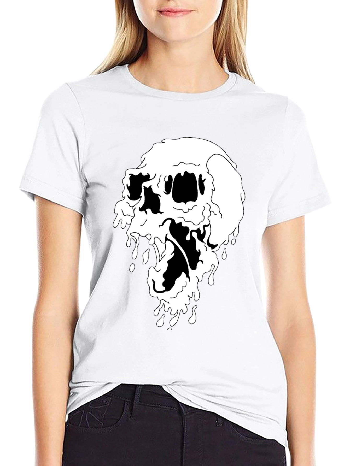 Skull Graphic Black T-Shirt