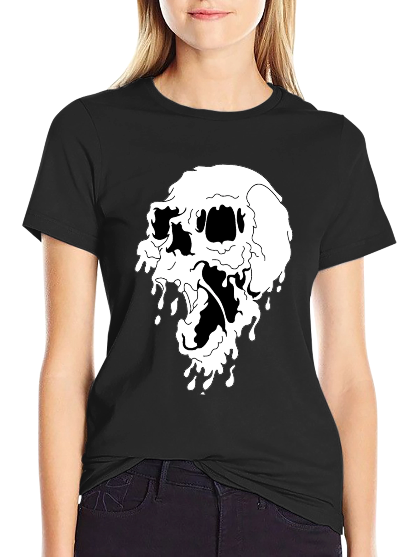 Skull Graphic Black T-Shirt