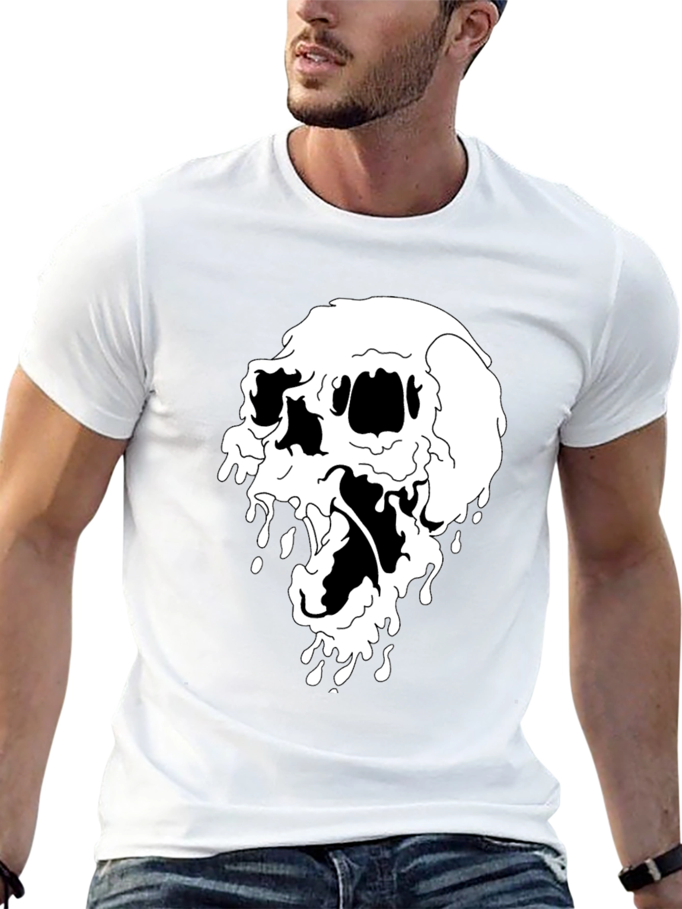Skull Graphic Black T-Shirt