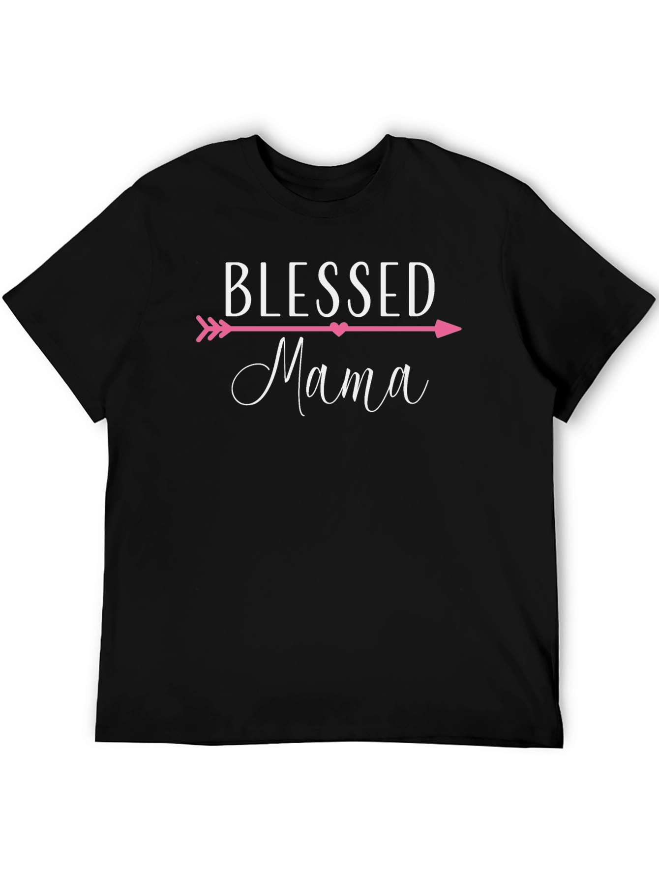 Blessed Mama Graphic T-Shirt - Cute Mom Tee