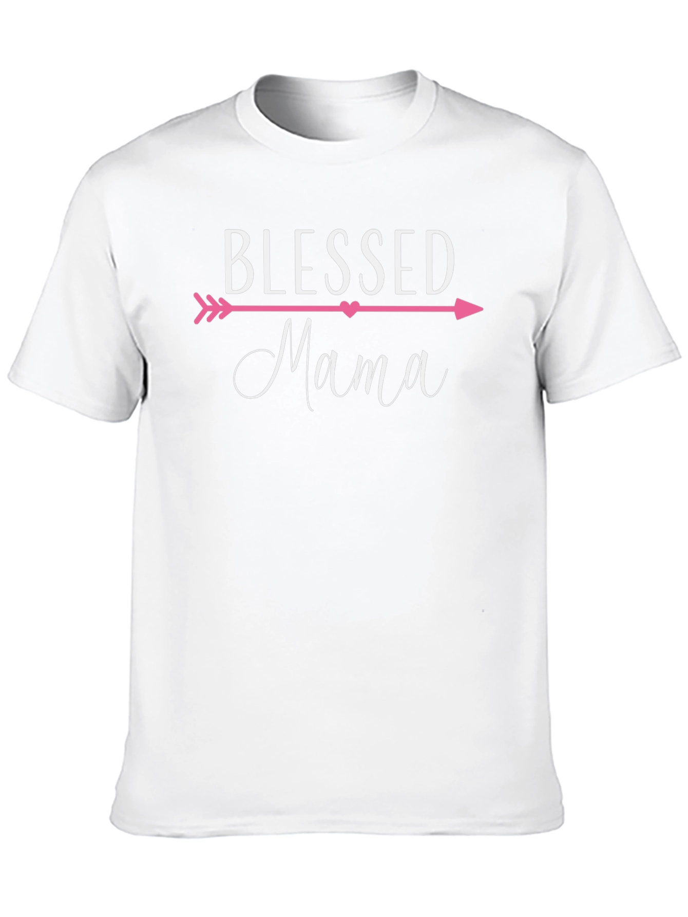 Blessed Mama Graphic T-Shirt - Cute Mom Tee