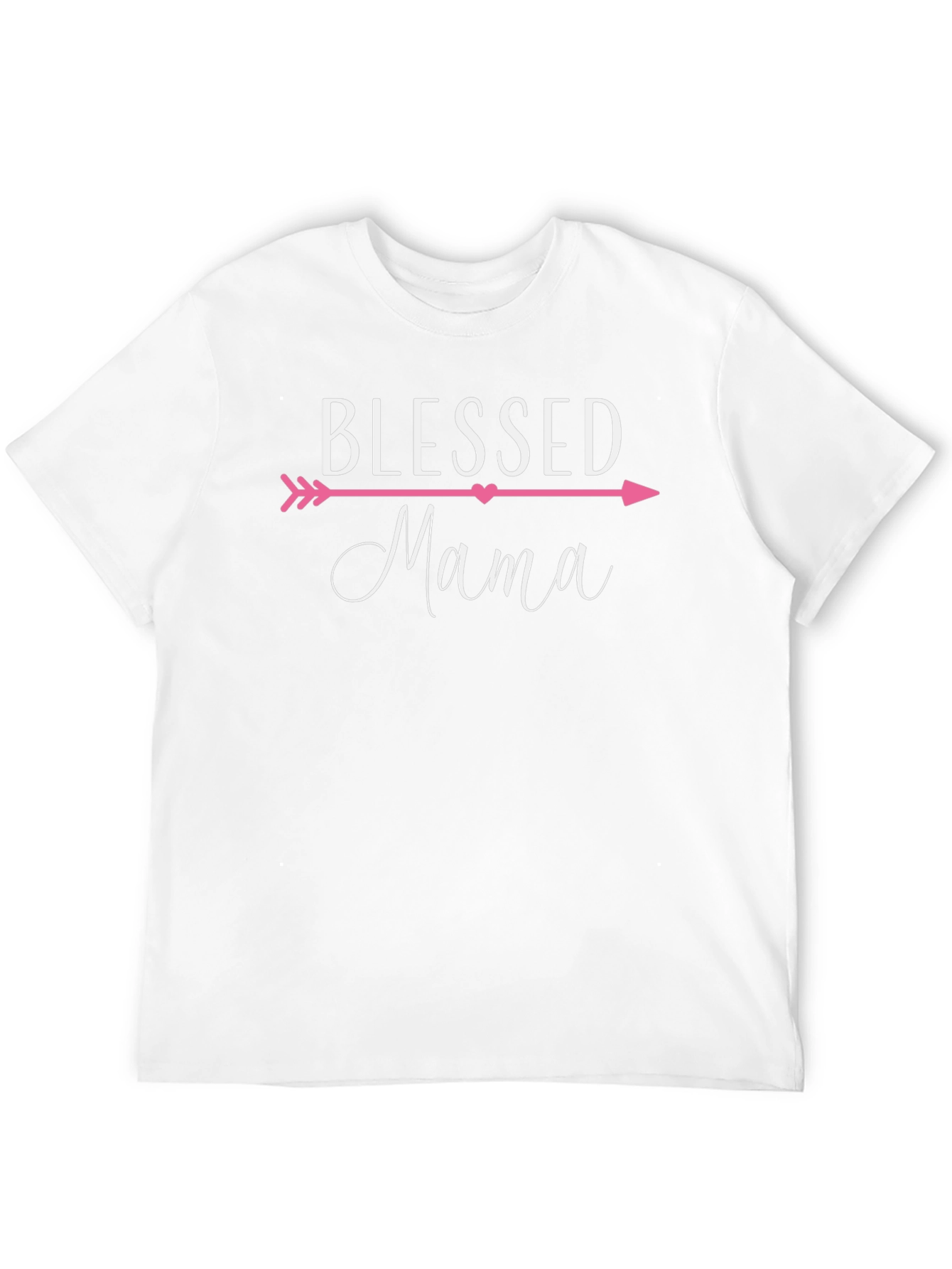 Blessed Mama Graphic T-Shirt - Cute Mom Tee