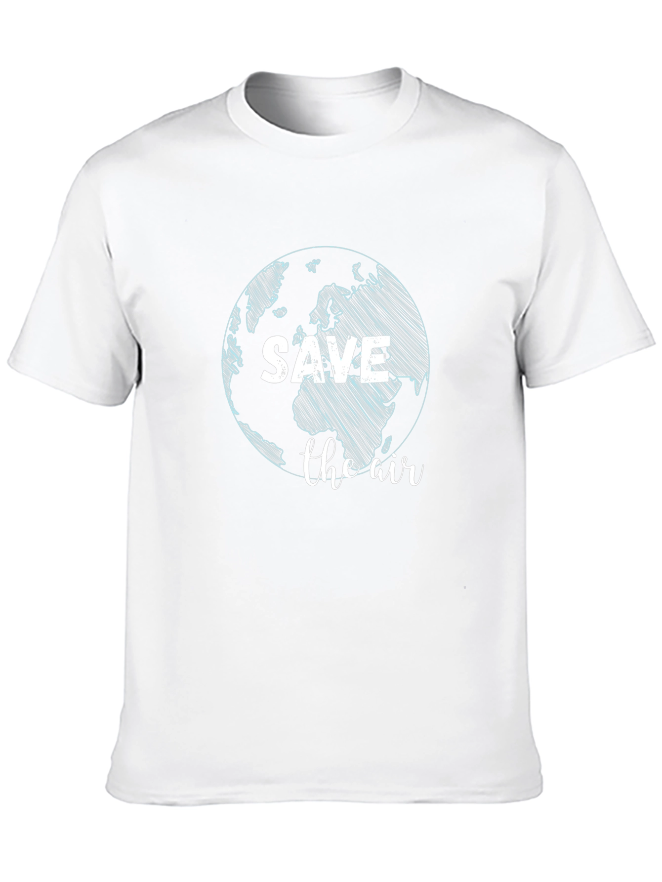 Save the Air Graphic Tee - Earth Awareness T-Shirt