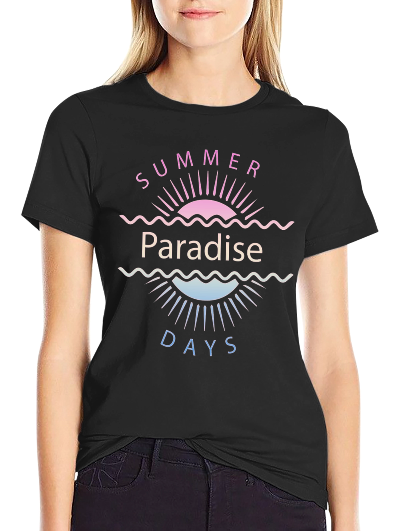 Summer Paradise Days Graphic T-Shirt