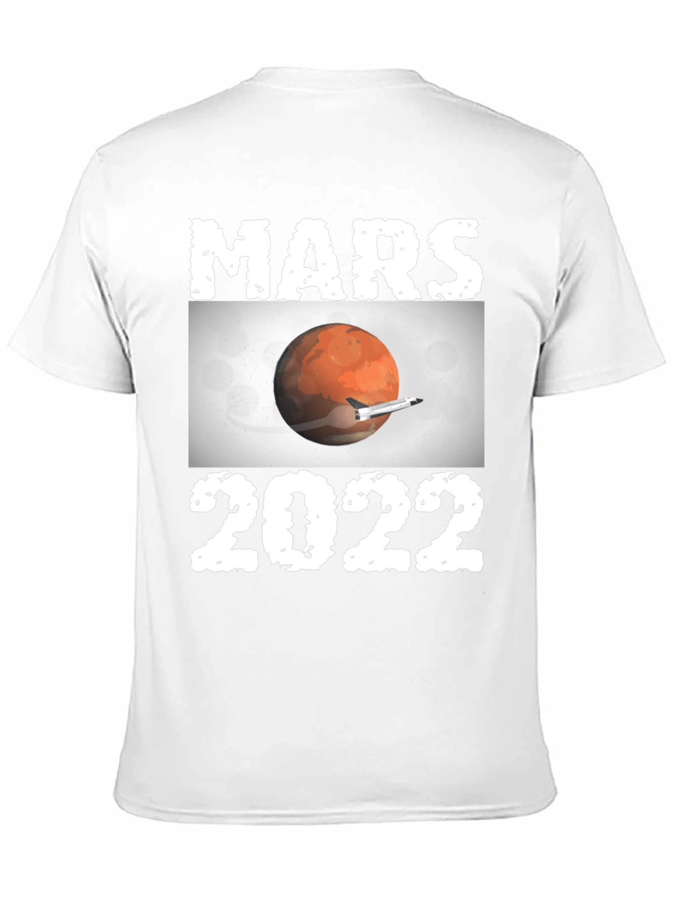Mars 2022 Graphic T-Shirt Space Travel Tee